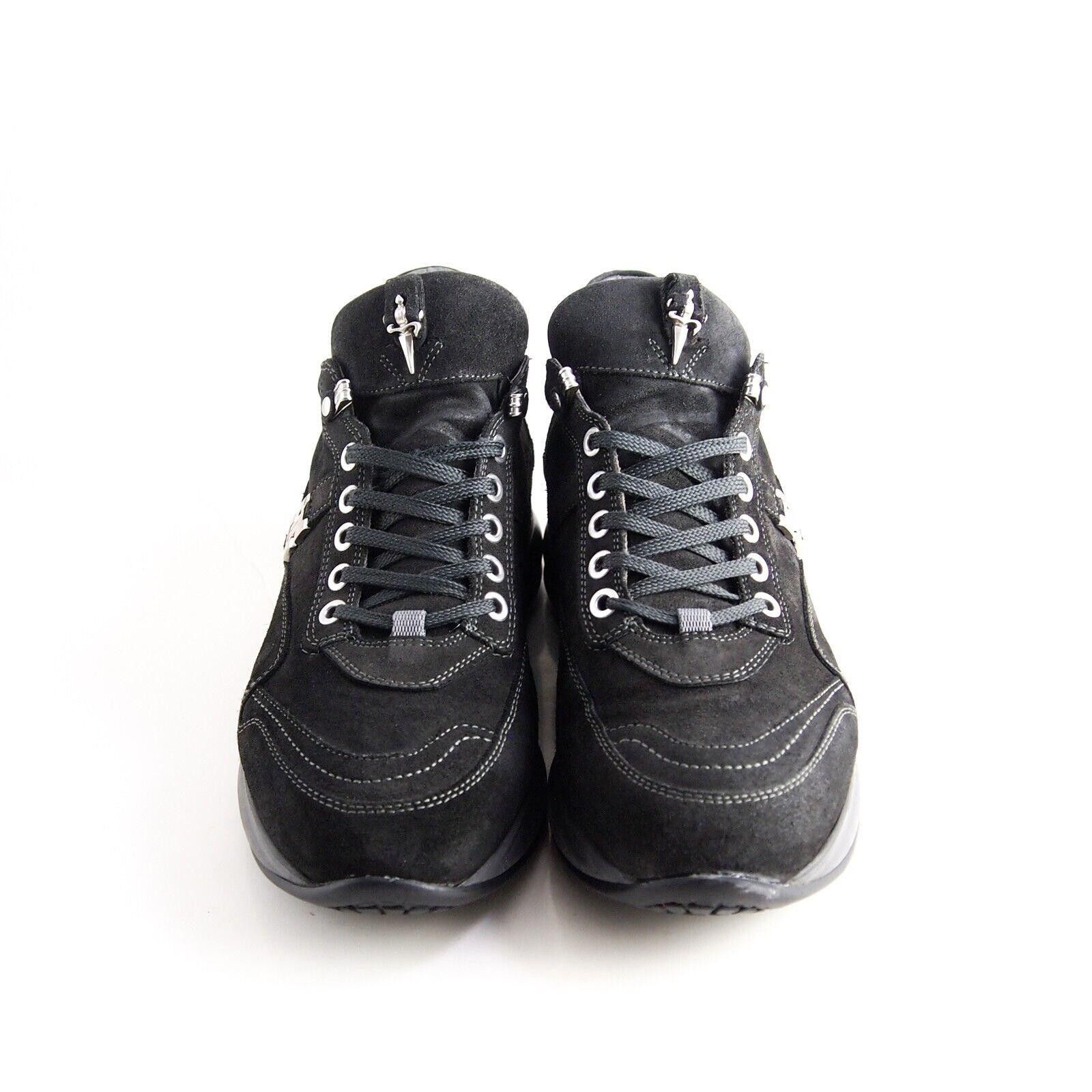 Paciotti Paciotti 4US Low Top Sneakers Black Suede Mens US 8 EU 41 Size US 8 / EU 41 - 3 Thumbnail