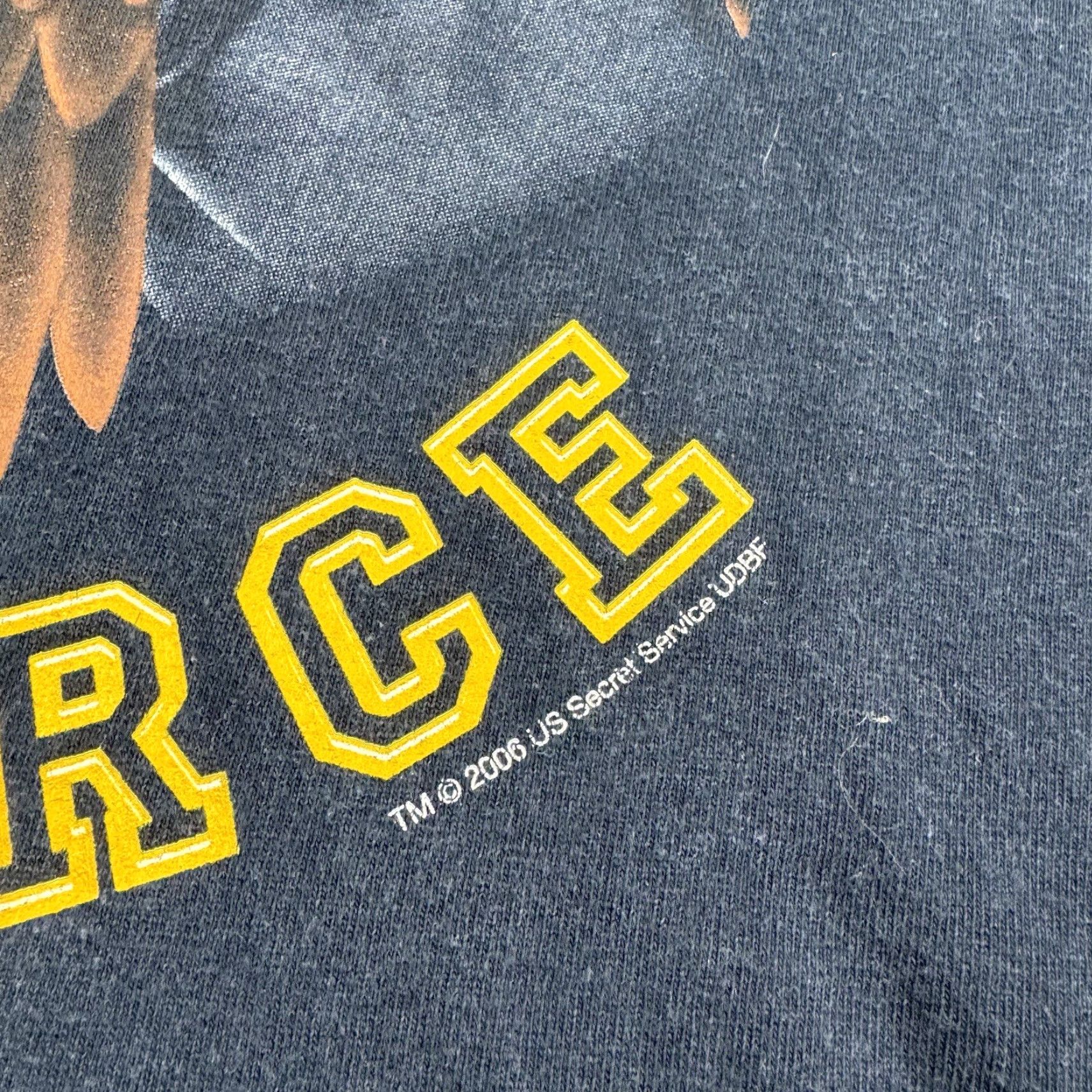 Vintage VINTAGE United States Air Force Shirt Adult Large Blue Grunge Y2K Eagle American Shirt Mens T-Shirt Grunge Military 90s Size US L / EU 52-54 / 3 - 3 Thumbnail