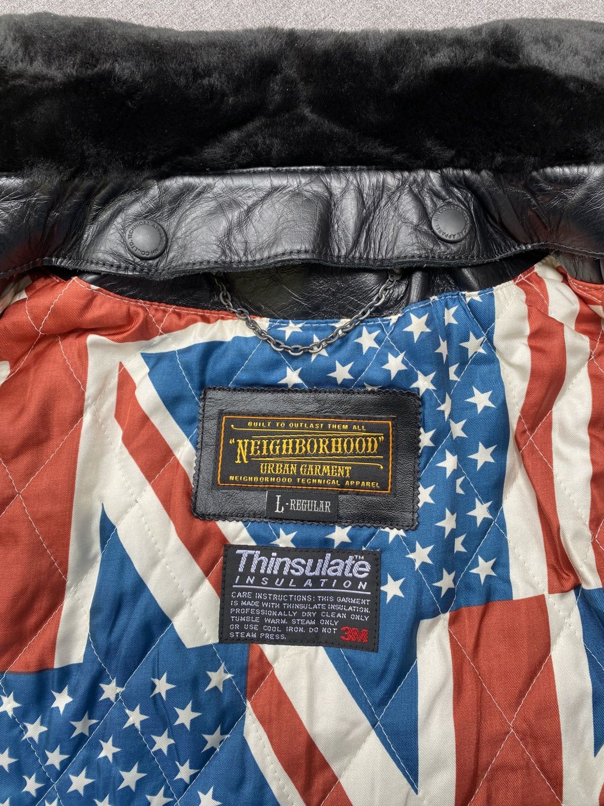 Neighborhood A/W 2010- Neighborhood- Biker Leather Jacket Size US L / EU 52-54 / 3 - 17 Thumbnail