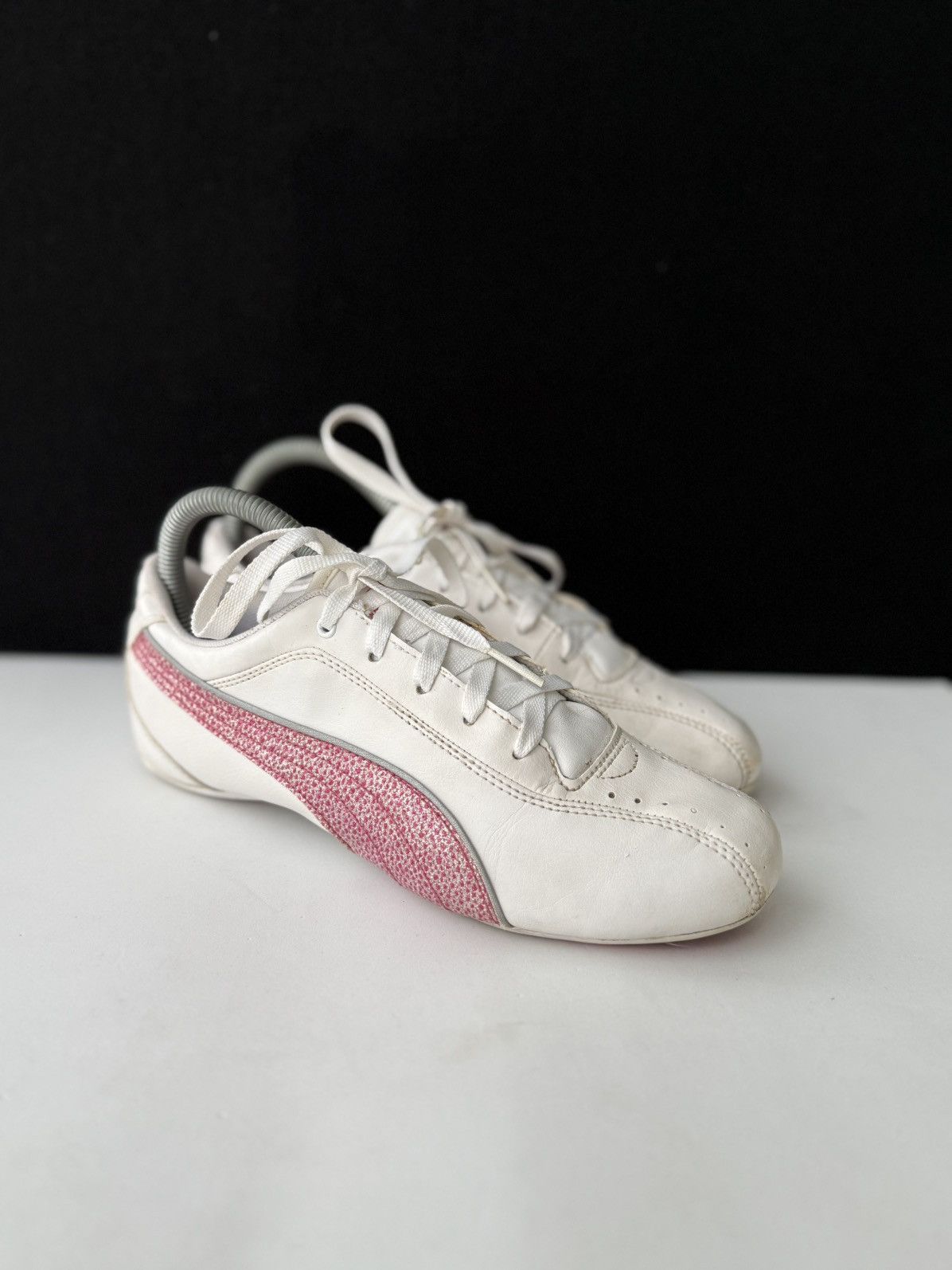 Puma PUMA Low Top Women's Trainers White & Pink Size 37 Size US 7 / IT 37 - 2 Thumbnail