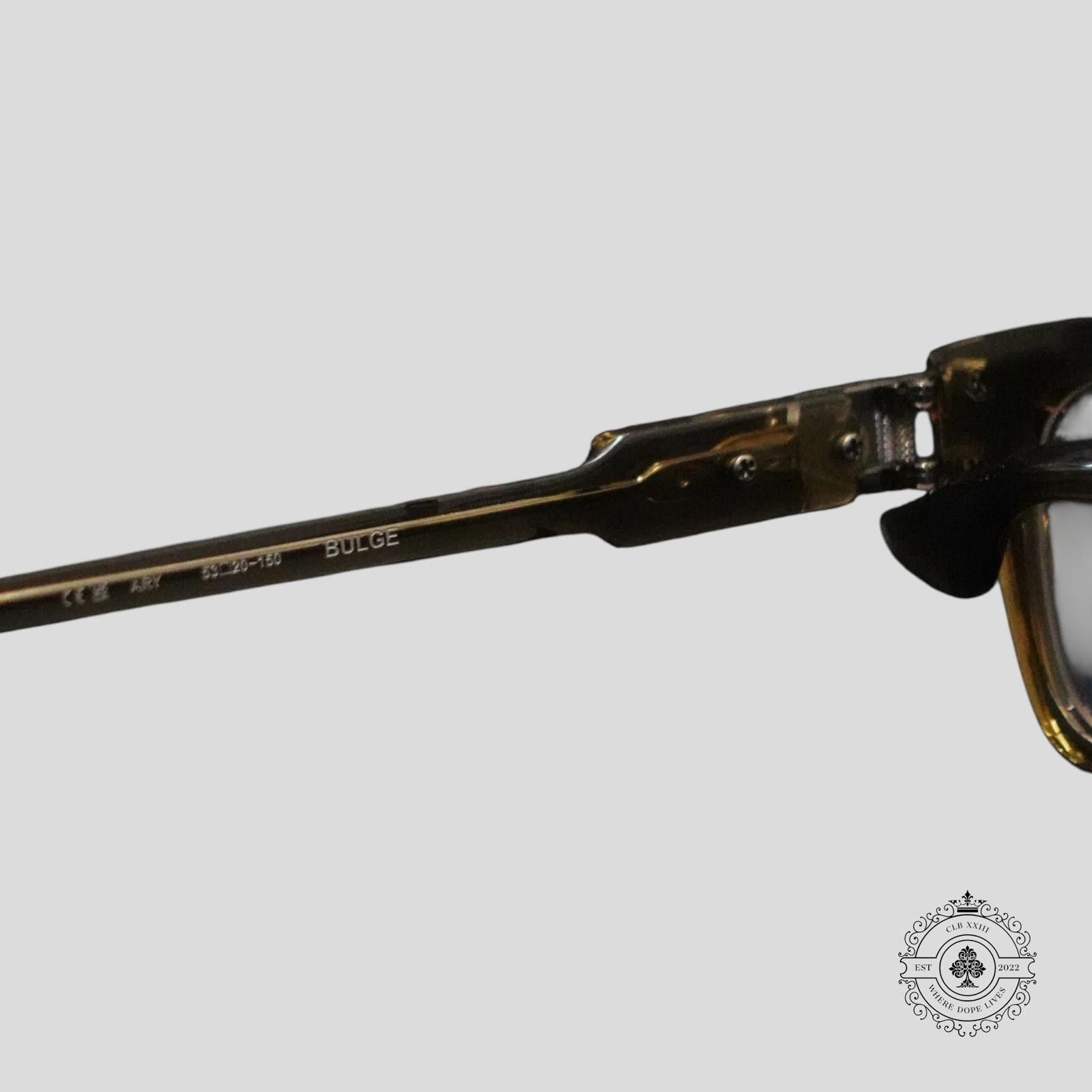 Chrome Hearts Chrome Hearts Bulge Glasses in Olive/Silver Size ONE SIZE - 4 Thumbnail