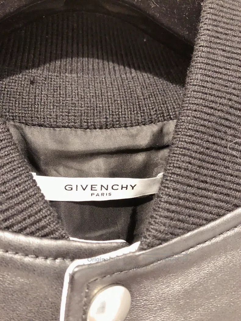 Givenchy Givenchy Hot Sale Black Star Pattern Leather Jacket Size US L / EU 52-54 / 3 - 7 Thumbnail