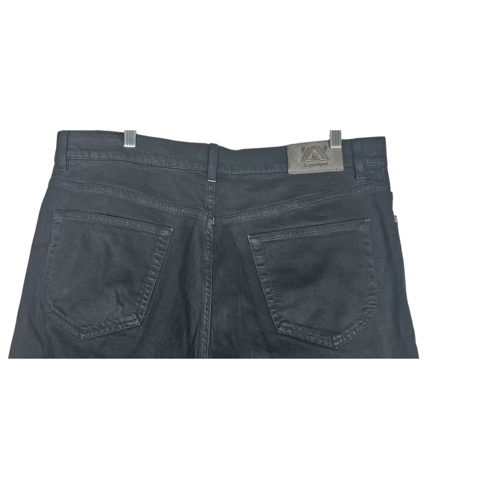 Ermenegildo Zegna Zegna Sport 315 Denim Jeans Size 315 Black Straight Fit Size US 36 / EU 52 - 10 Thumbnail