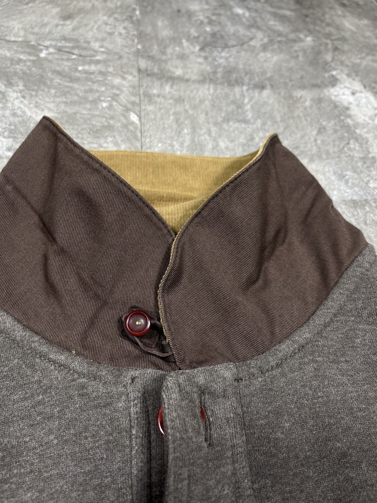 Barbour Barbour Beacon Corduroy Collar Fleece Sweatshirt Brown XXL Size US XXL / EU 58 / 5 - 5 Thumbnail