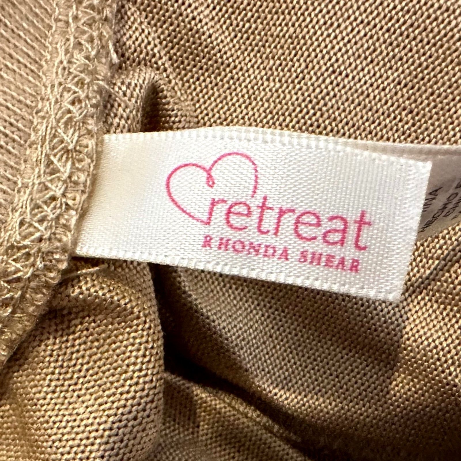 Other Retreat Rhonda Shear Knit Pants Suntan Abstract Animal L Size 33" - 11 Thumbnail