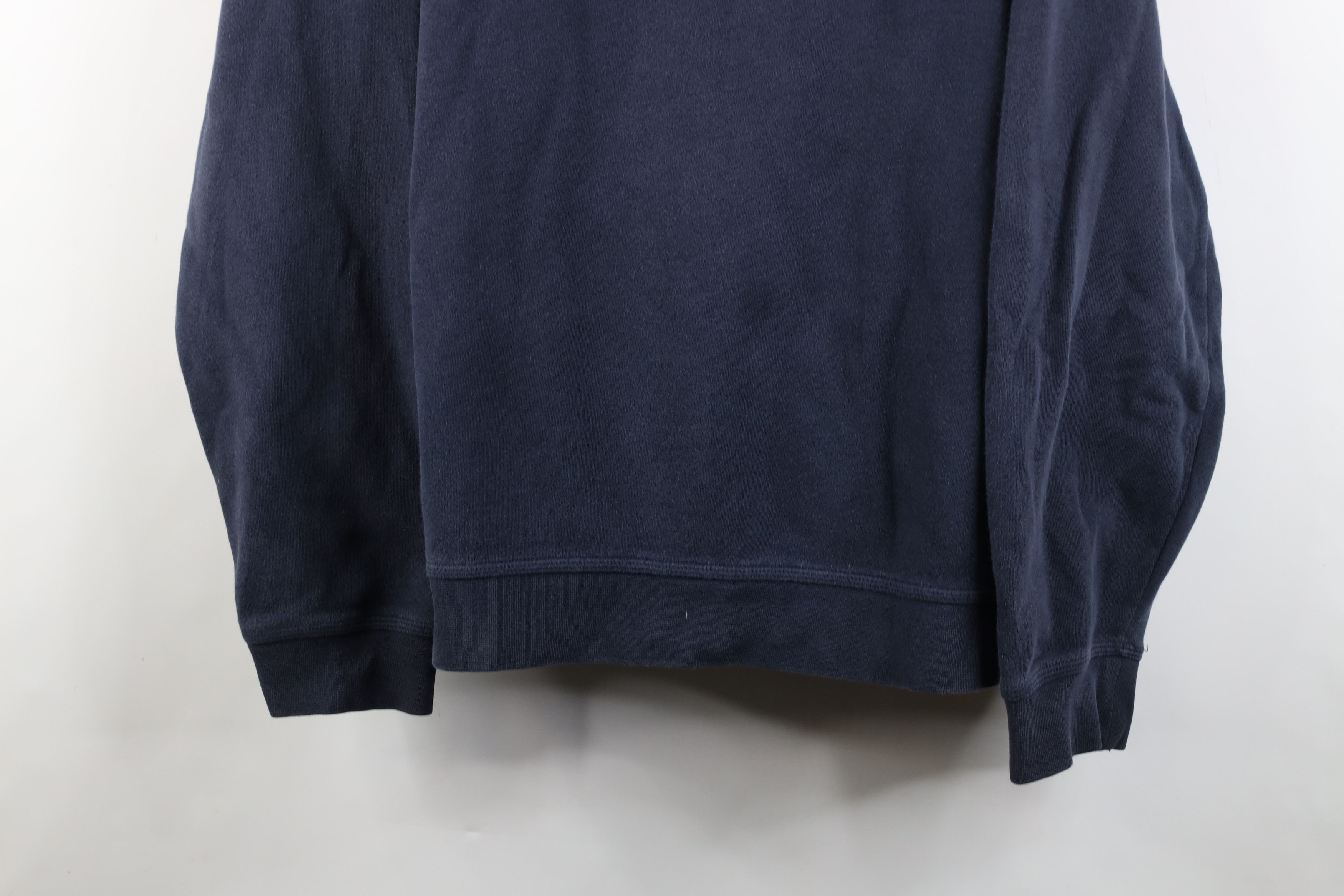 Nike Vintage Y2K Nike Mini Swoosh Crewneck Sweatshirt Navy Blue Size US XXL / EU 58 / 5 - 3 Thumbnail