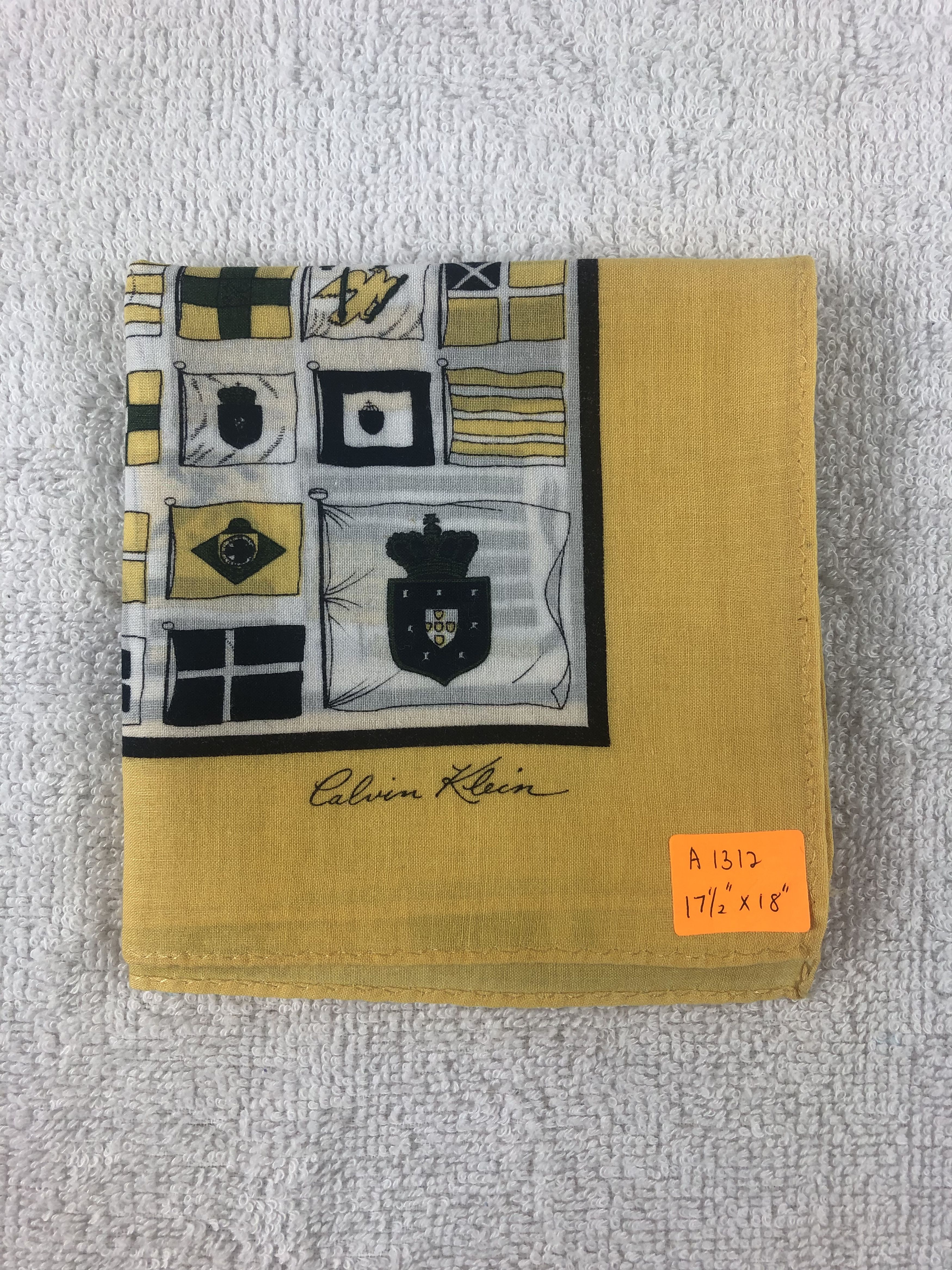 Calvin Klein × Vintage Calvin Klein Handkerchief / Bandana / Neckerchief Size ONE SIZE - 6 Thumbnail