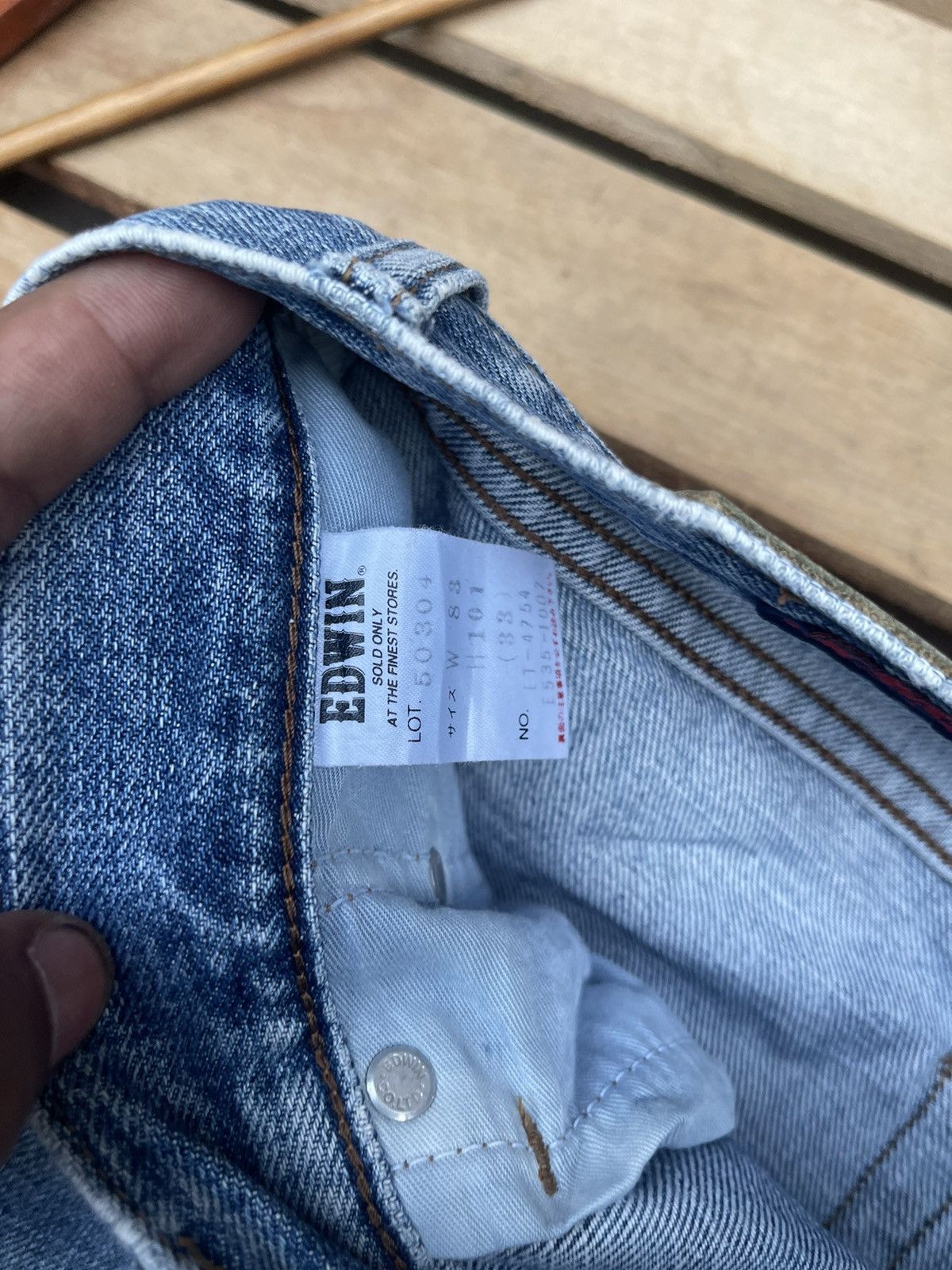 Edwin Vintage Edwin 503 Company Limited Denim Jeans Size US 33 - 5 Thumbnail