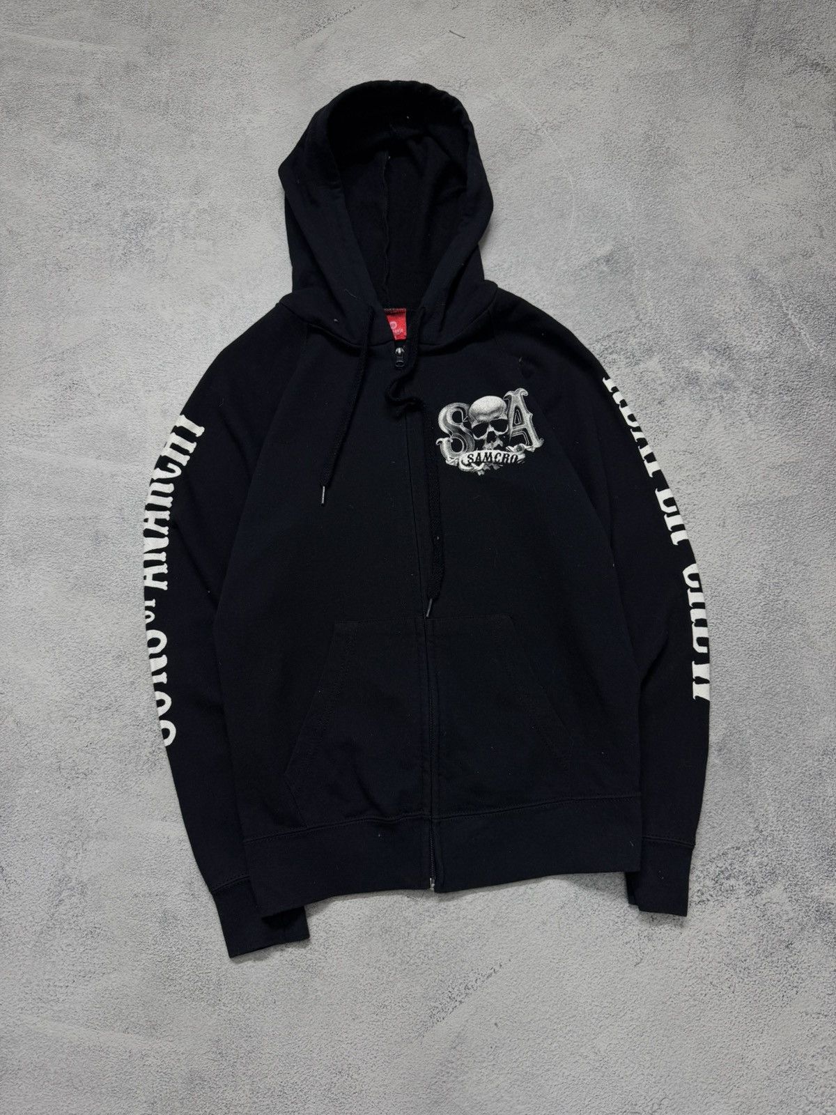 Vintage Vintage Ed Hardy Style Sons of Anarchy Zip Hoodie Size US M / EU 48-50 / 2 - 6 Thumbnail