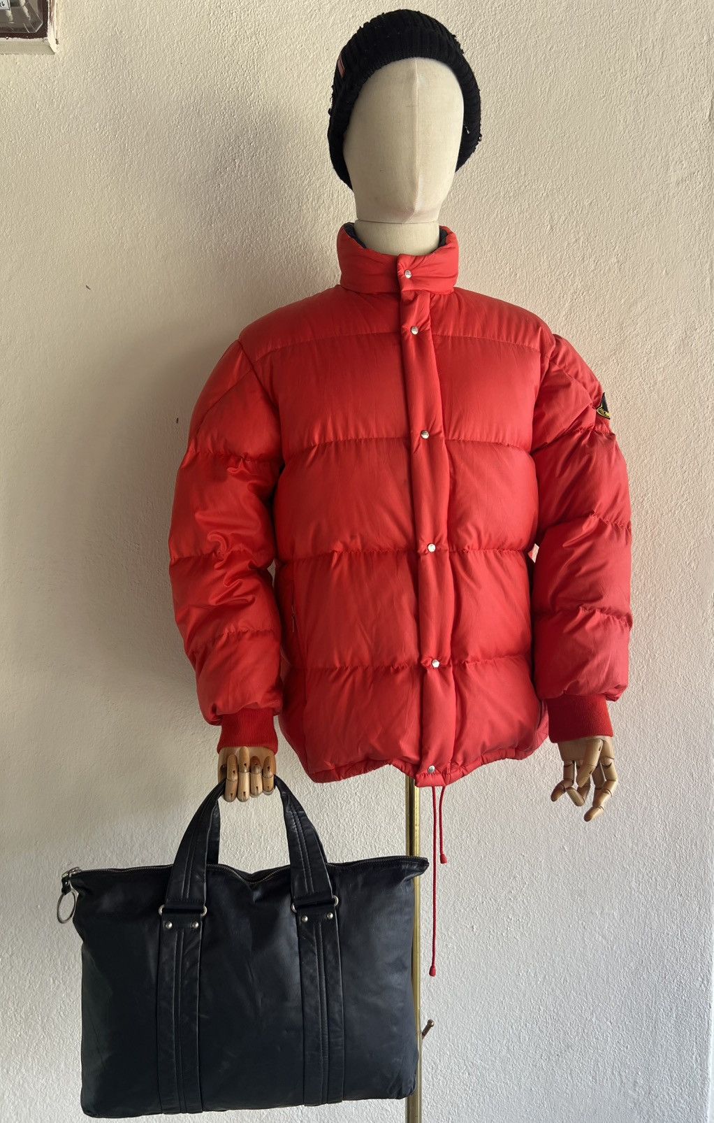Leather Vintage 90s Martine Sitbon Distressed Patina Leather Bag Size ONE SIZE - 2 Thumbnail