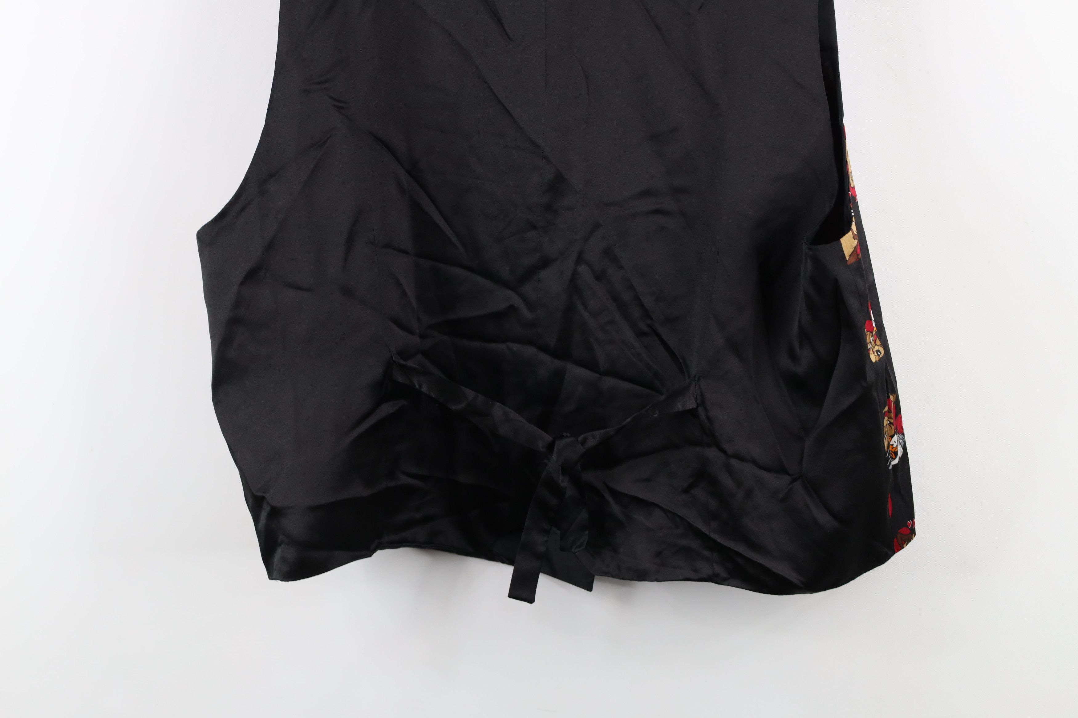 Vintage Vintage 90s Looney Tunes Heart Tie Back Button Vest Jacket Size L / US 10 / IT 46 - 14 Thumbnail