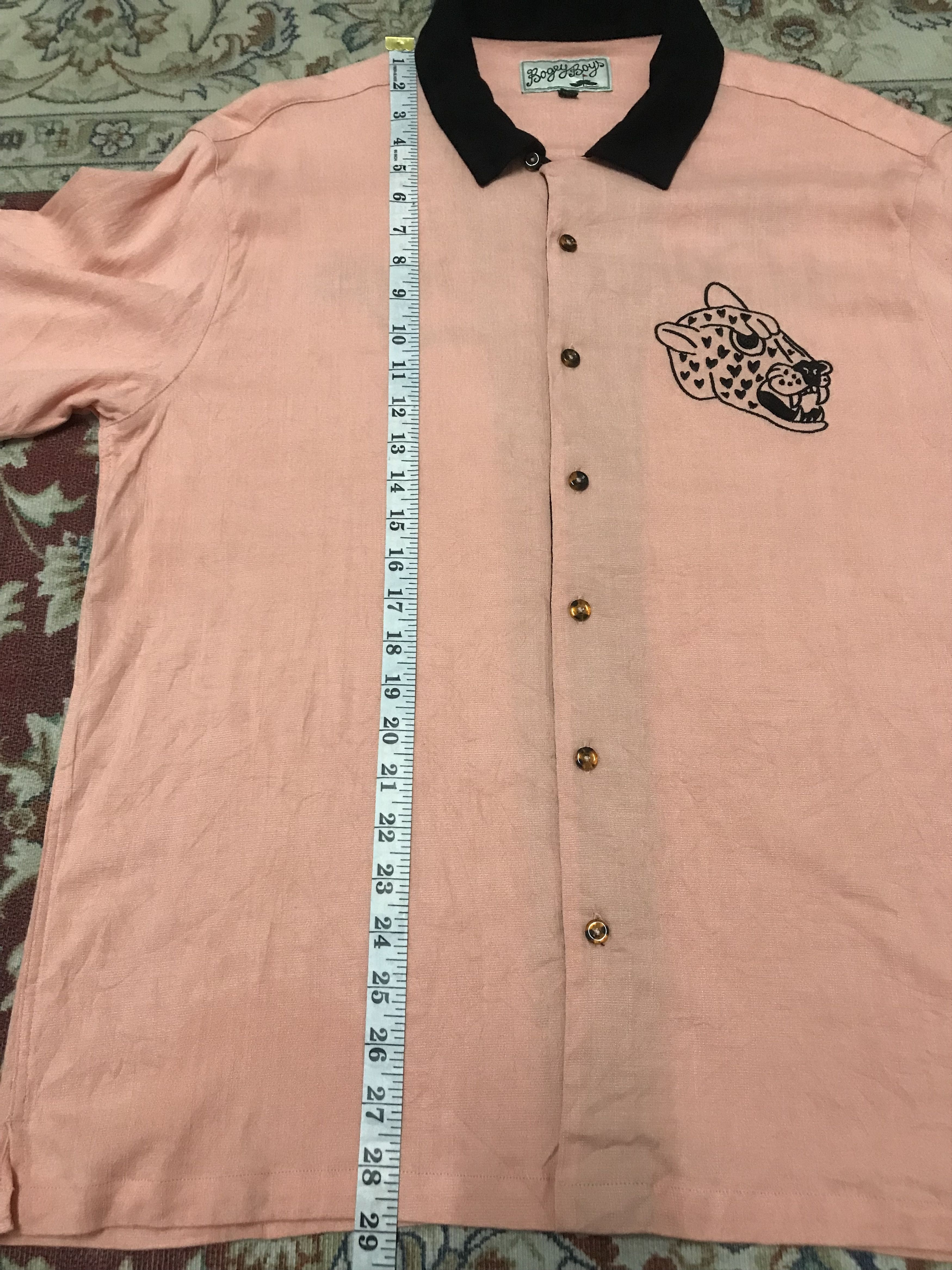 Japanese Brand Rockabilly Bowling Shirt Bogey Boys Rayon Shirt Size US M / EU 48-50 / 2 - 14 Thumbnail