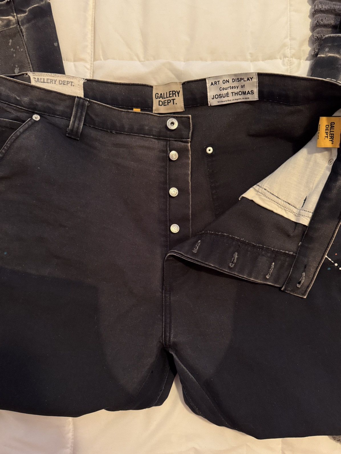Gallery Dept. Gallery Dept. Faded Blue Carpenter La Flare Pants (sz 40 US) Size US 40 / EU 56 - 7 Thumbnail