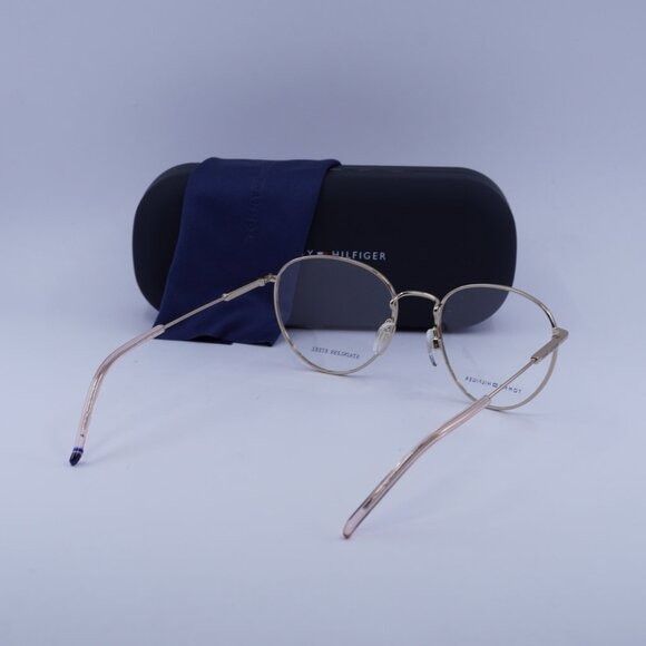 Tommy Hilfiger Tommy Hilfiger TH 1727 0DDB 00 Eyeglasses Gold 52mm Frame Size ONE SIZE - 11 Thumbnail