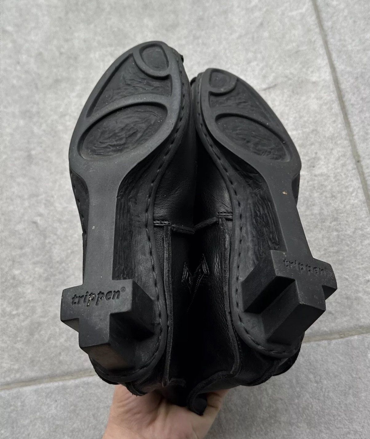 Trippen Trippen Womens Black Shoes Zip Up Ankle Boots Size 38 Size US 7.5 / IT 37.5 - 15 Thumbnail