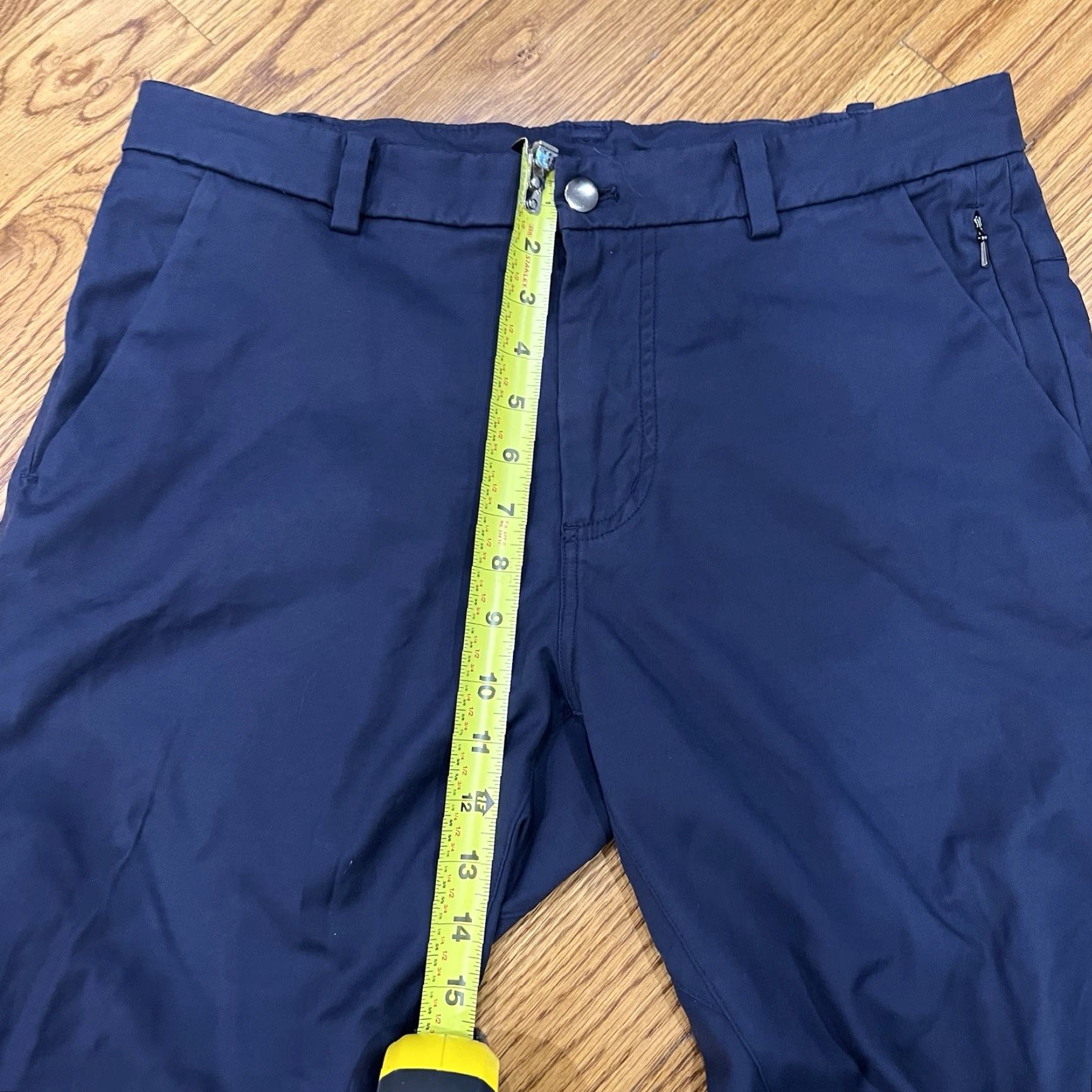 Lululemon Lululemon ABC Pant Slim Navy Blue Nylon Stretch Chino Pant 32x32 Adult Mens Size US 32 / EU 48 - 5 Thumbnail