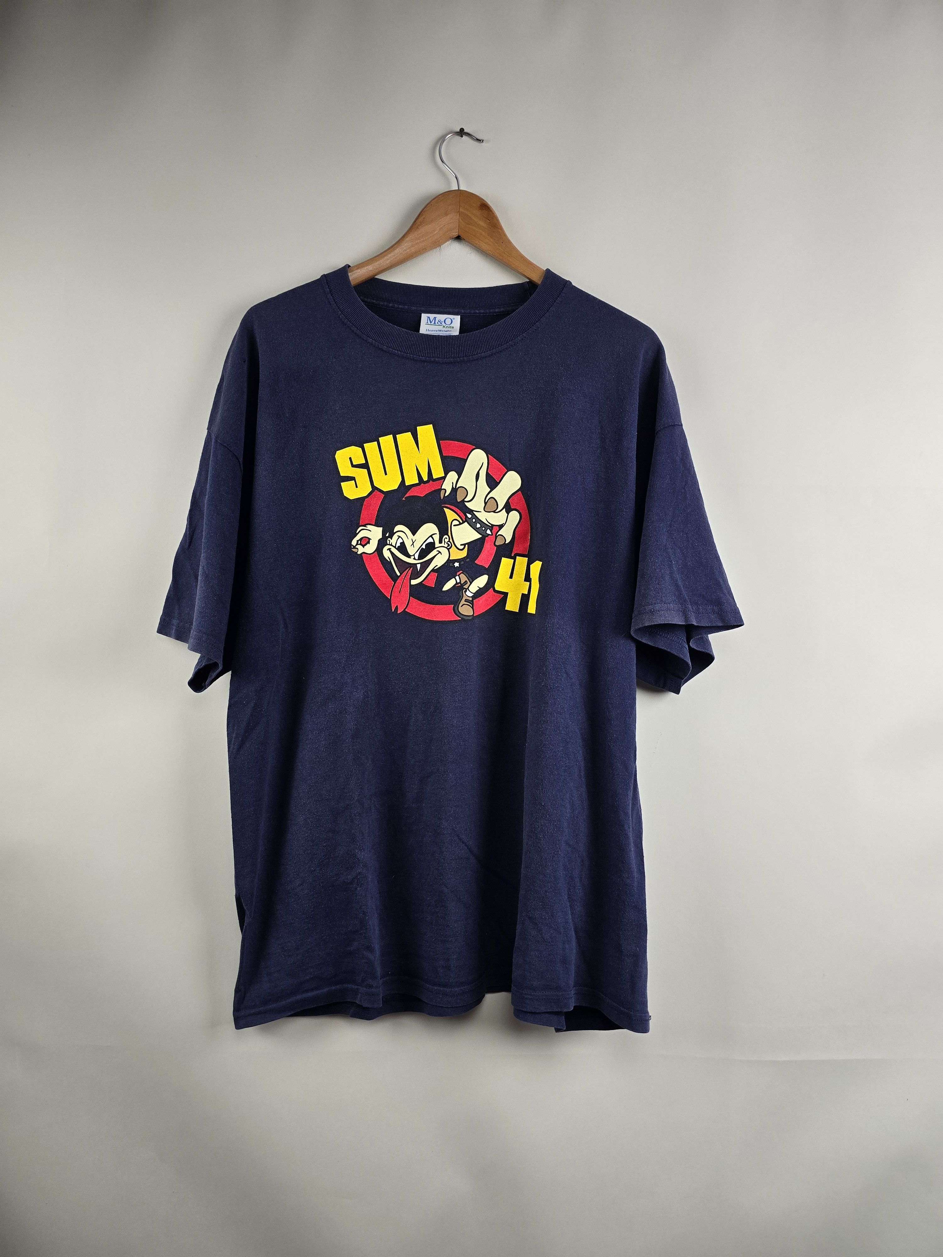 Band Tees × Vintage 2000 Sum 41 XL 23.5" 30" Size US XL / EU 56 / 4 - 1 Thumbnail