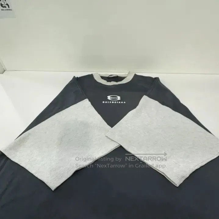 Balenciaga Balenciaga Gray Cotton Short Sleeve T. Size US L / EU 52-54 / 3 - 2 Thumbnail