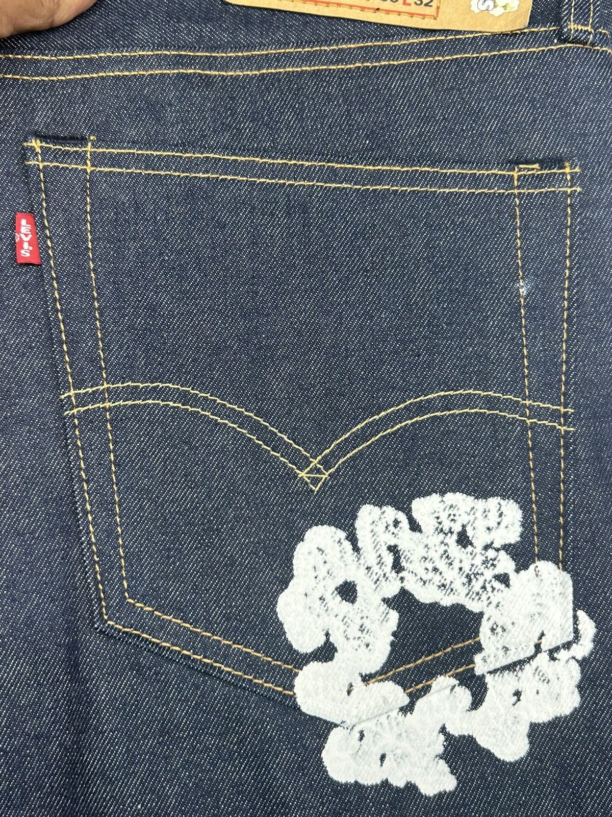 DENIM TEARS × Levi's Denim Tears x Levi's Cotton Wreath Size US 33 - 4 Thumbnail