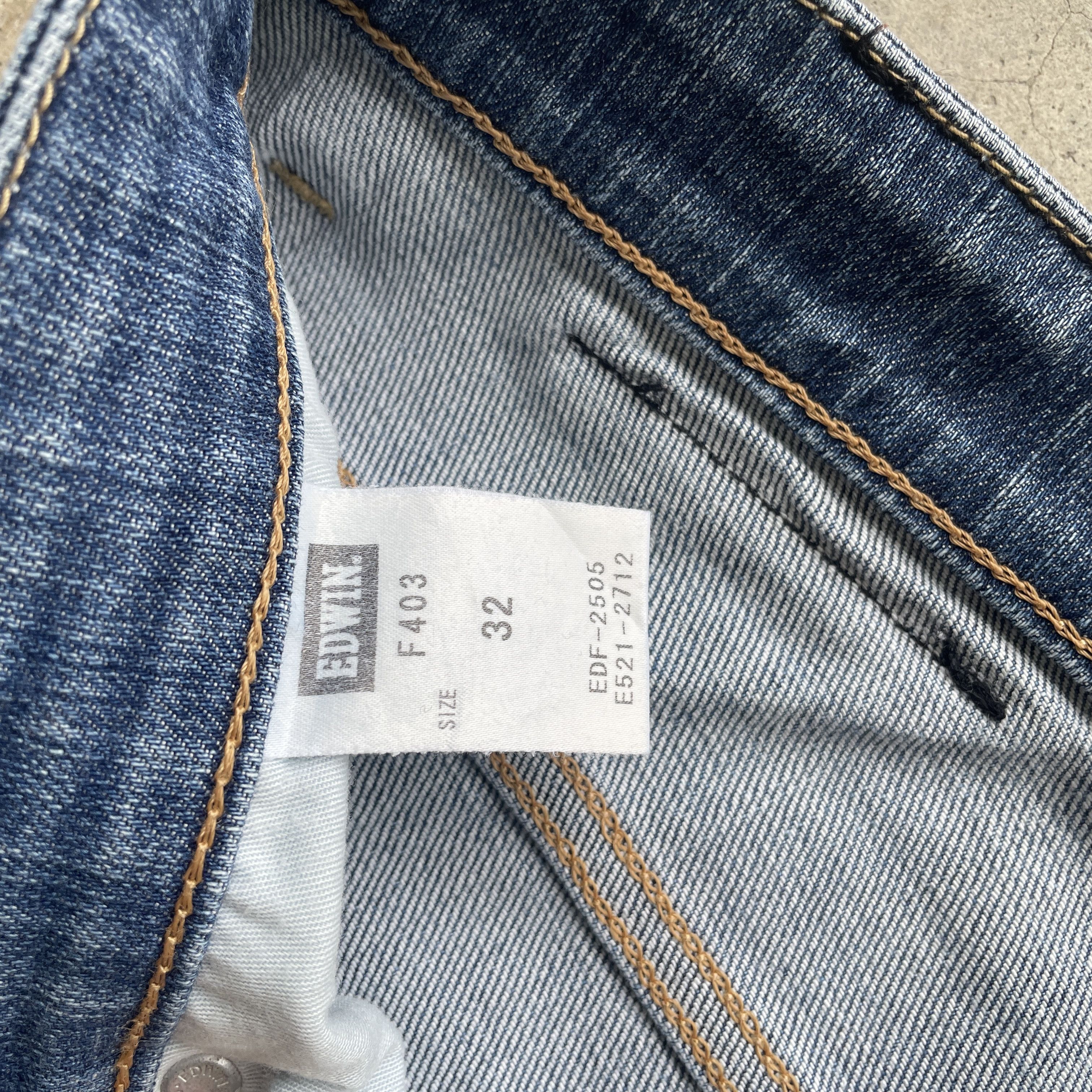 Japanese Brand VINTAGE EDWIN MADE IN JAPAN JEANS FADED PANTS DENIM W32 Size US 32 / EU 48 - 7 Thumbnail