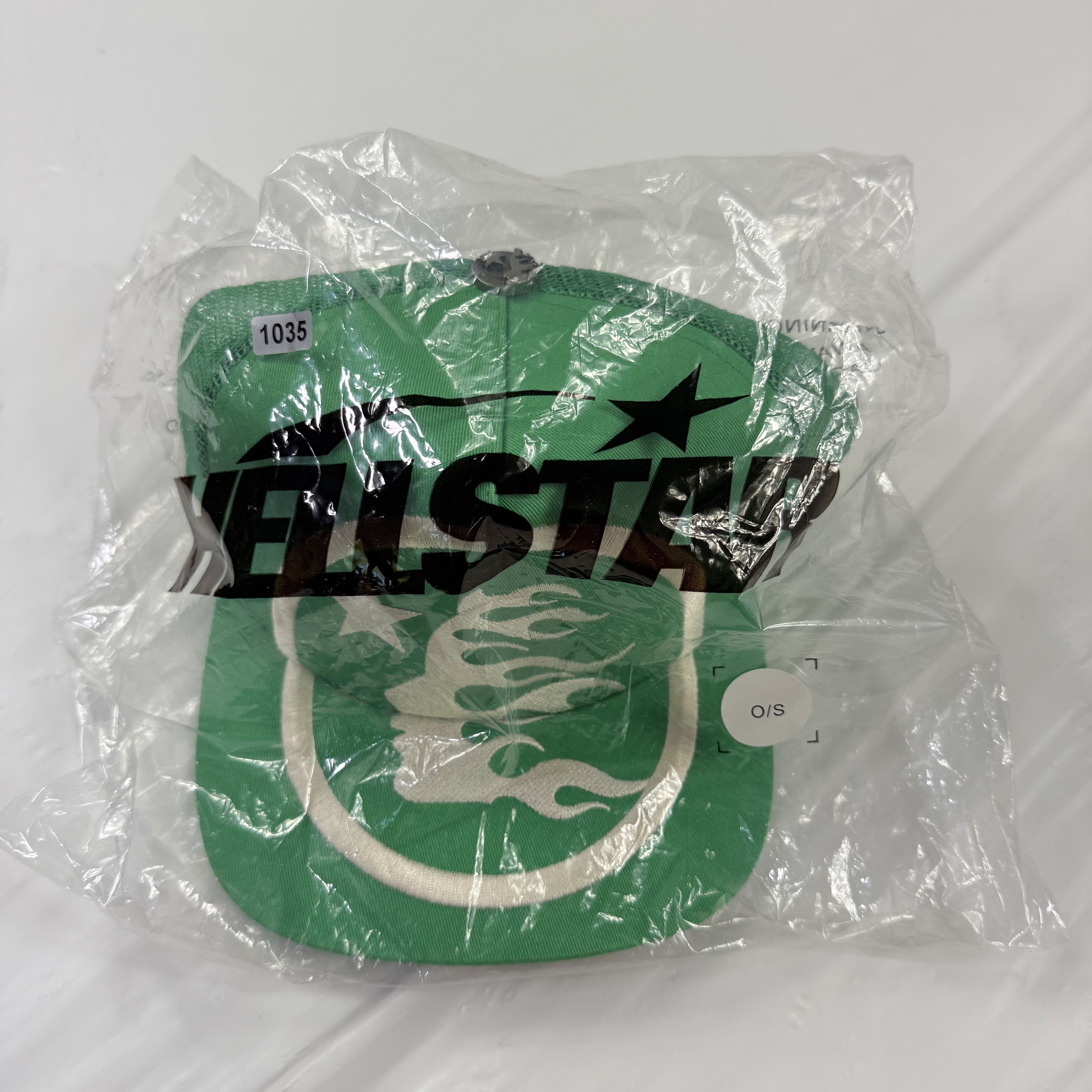 HELLSTAR Hellstar Green Silver Flame Star Snapback Path To Paradise Size ONE SIZE - 10 Thumbnail