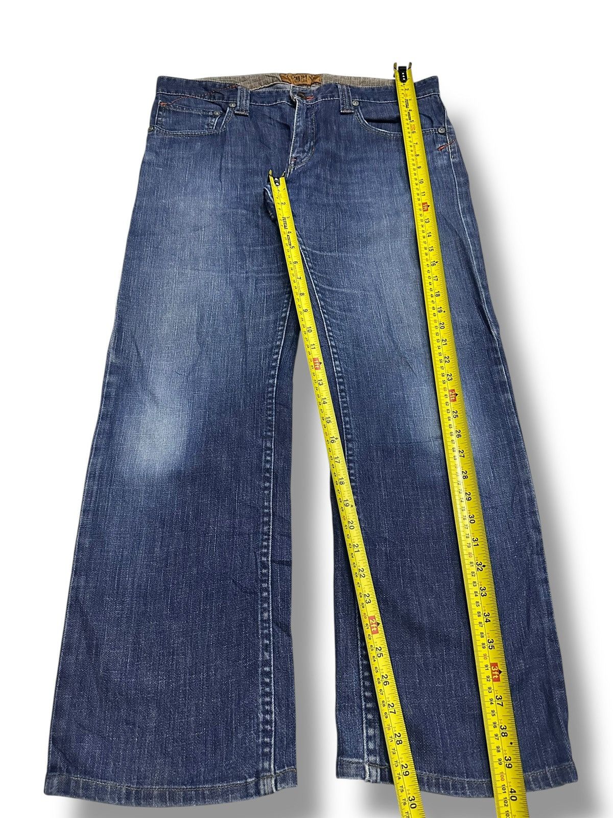 Japanese Brand Corsini Italia Jeans With Baggy Loose & Faded Wash Size US 36 / EU 52 - 11 Thumbnail