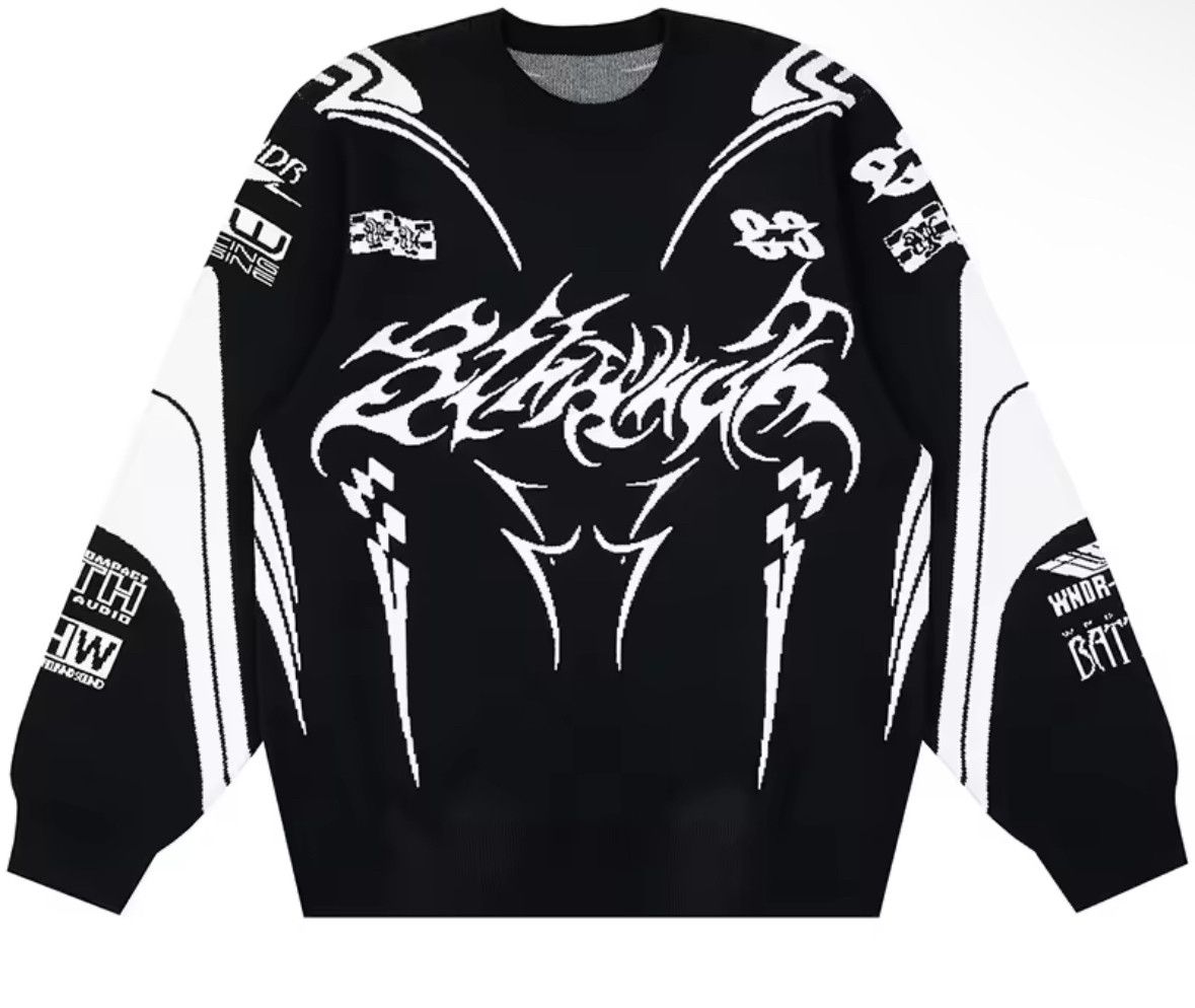Other Streetwear Vintage Racing Car Sweater Jacquard Knitwear Size US M / EU 48-50 / 2 - 1 Thumbnail