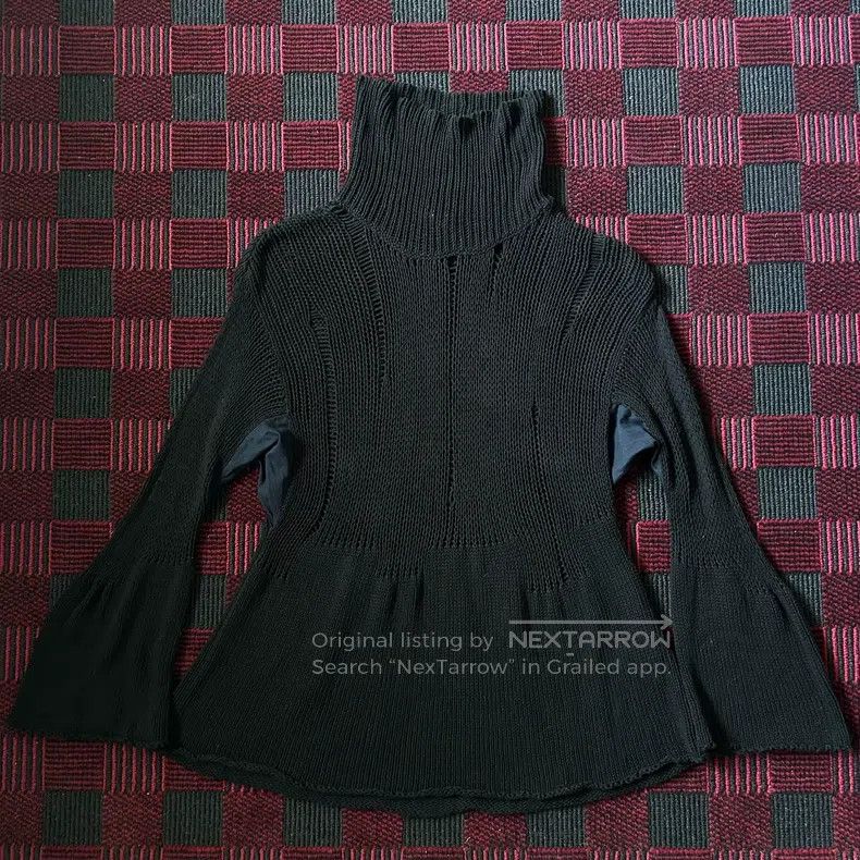 Vivienne Westwood Vivienne Westwood Ripped high neck knit top Size XS / US 0-2 / IT 36-38 - 2 Thumbnail