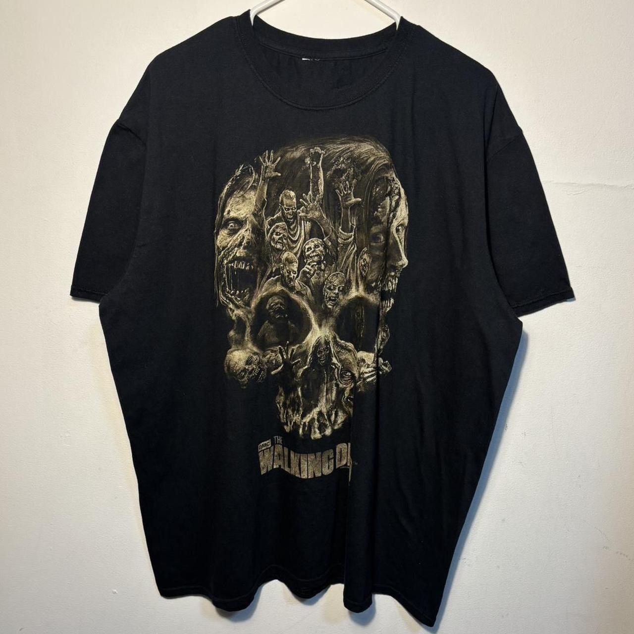 Vintage Early 2000s Walking Dead Skull T-Shirt Size US XXL / EU 58 / 5 - 1 Thumbnail