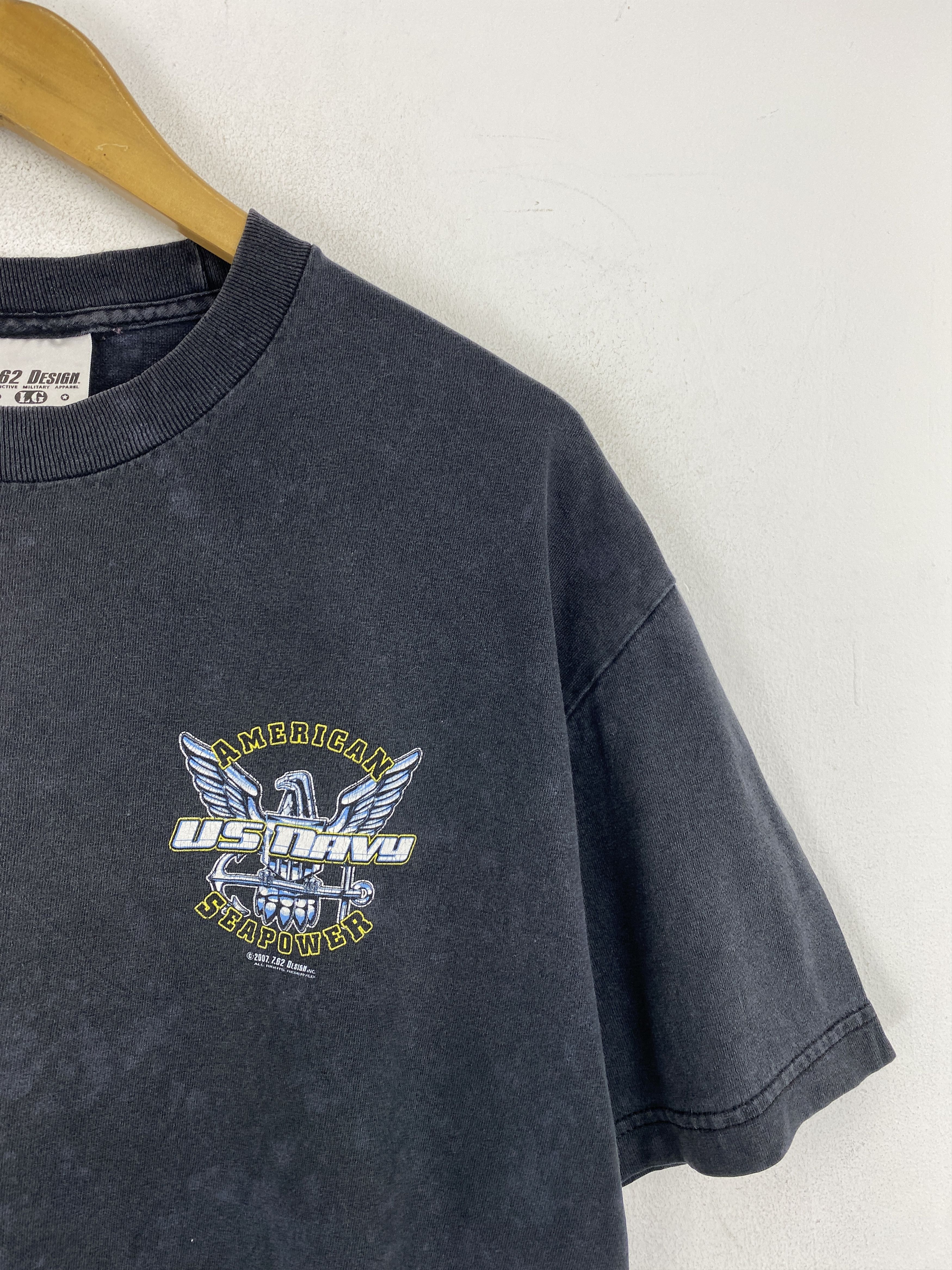 Vintage Vintage Us Navy American Seapower Backhit Tee TA0700 Size US L / EU 52-54 / 3 - 12 Thumbnail