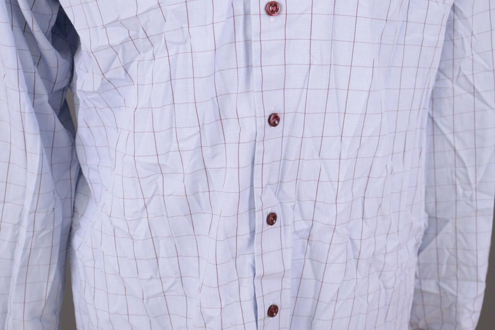 Eton Eton Contemporary Fit Check Poplin Shirt Size 41 / 16 Size US M / EU 48-50 / 2 - 7 Thumbnail