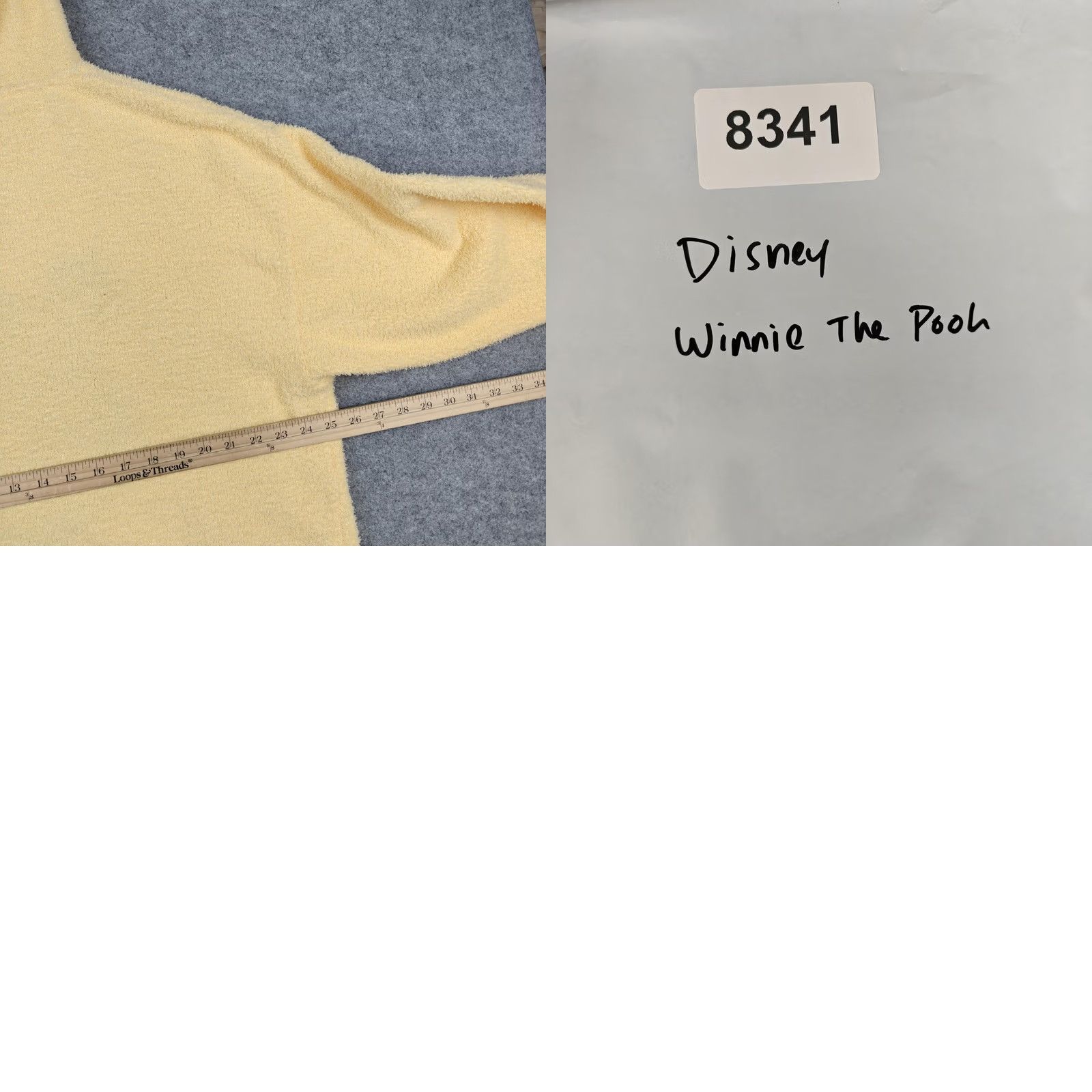 Disney Disney Sweater Womens XL Yellow Winnie the Pooh Hooded Fuzzy Knit Pullover Sportswear Pullover Size XL / US 12-14 / IT 48-50 - 8 Thumbnail