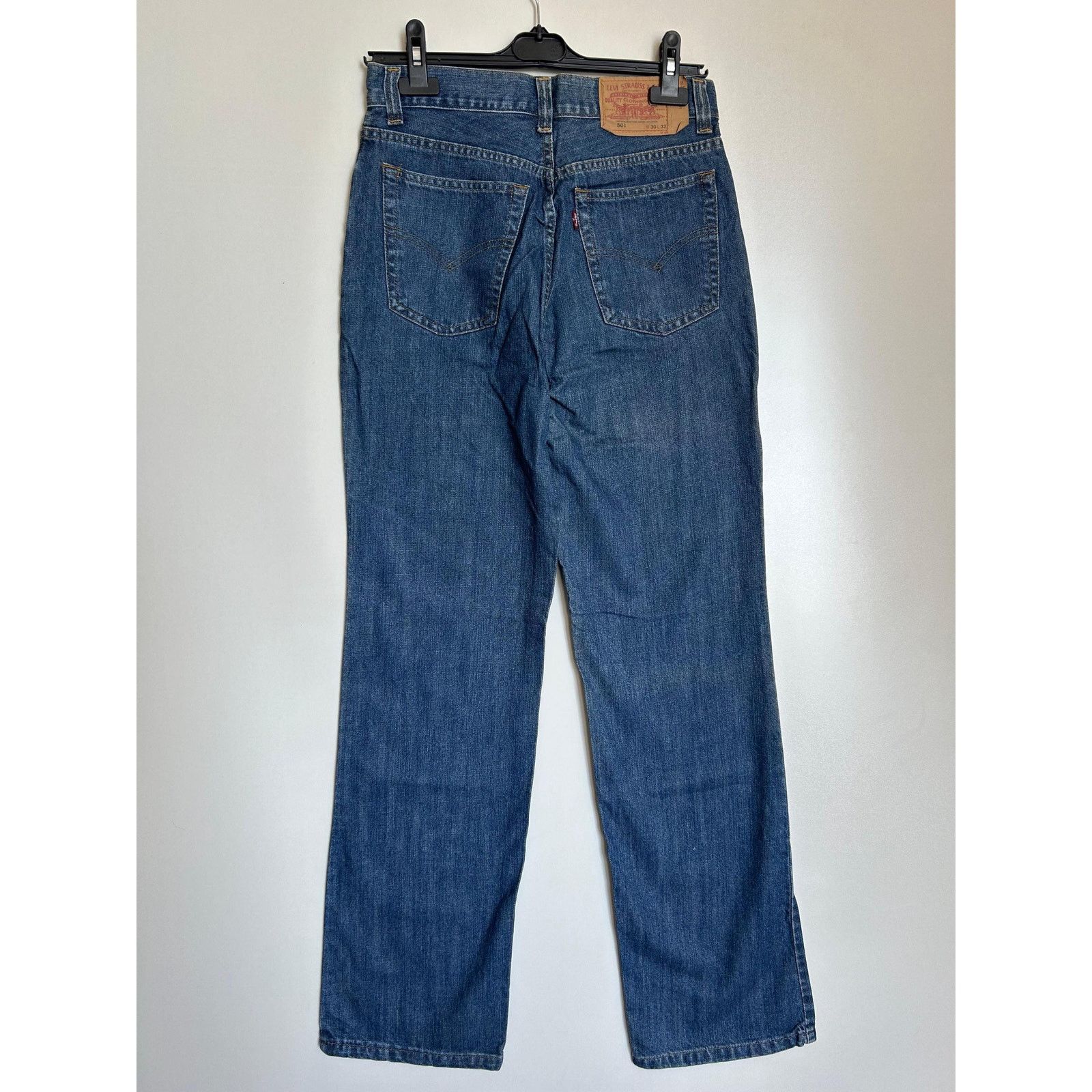 Levi's Vintage Levi's 501 Jeans - 90s Y2K Straight Leg - 30x32 Size US 30 / EU 46 - 6 Thumbnail