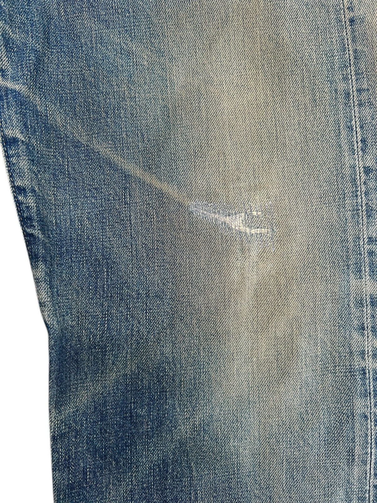 Kapital Vintage Levis Big E Selvedge Rusty Distressed Denim Jeans Size US 32 / EU 48 - 6 Thumbnail