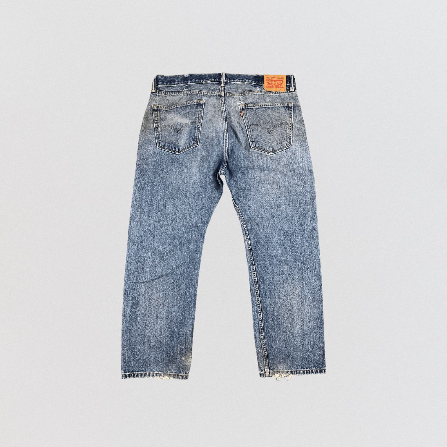 Levi's × Vintage Vintage Blue Wash Levis 505 Jeans-JM1757 Size US 43 - 2 Thumbnail