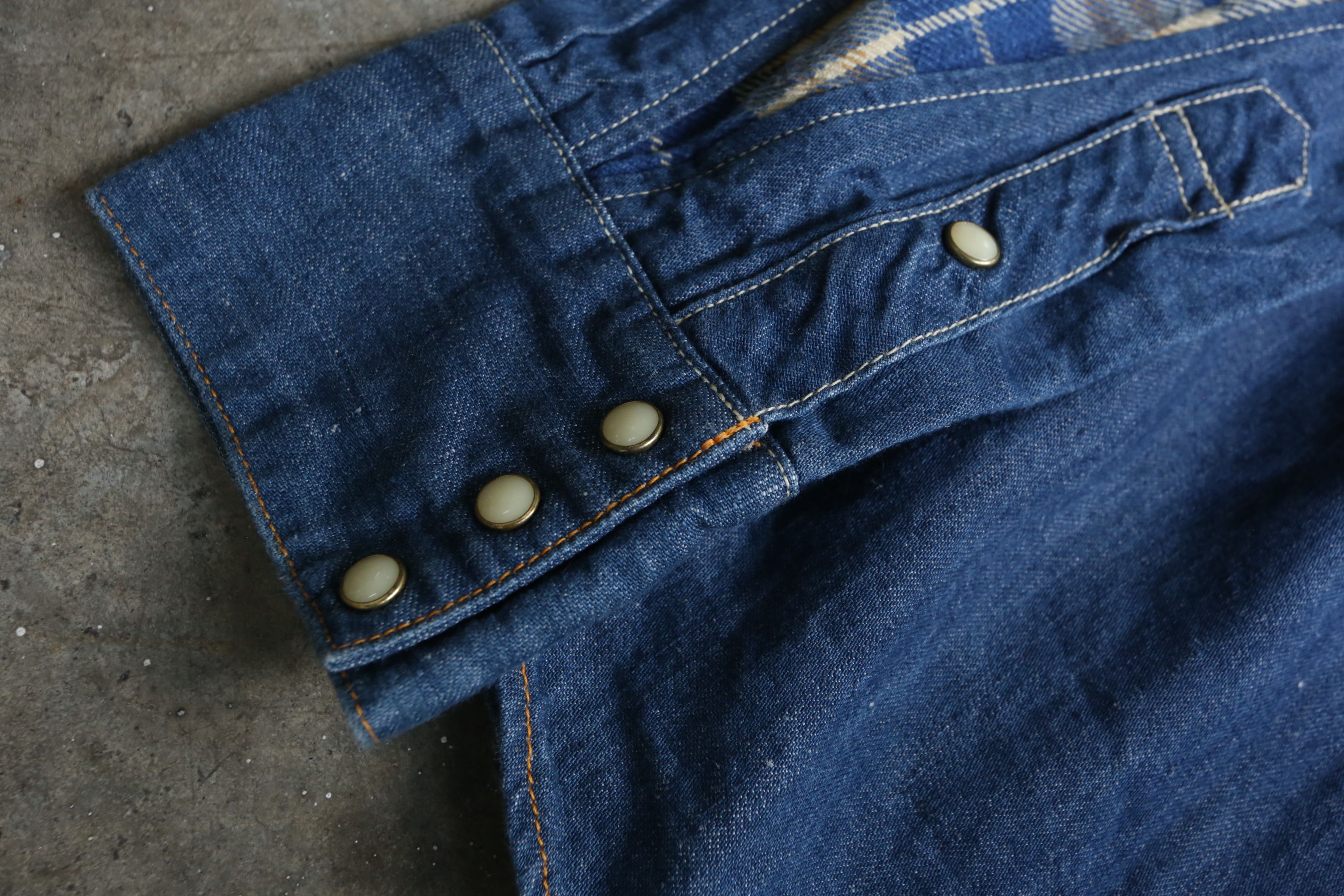 Visvim Visvim - S/S 14 - SS Albacore Denim Shirt One Wash Size US L / EU 52-54 / 3 - 4 Thumbnail