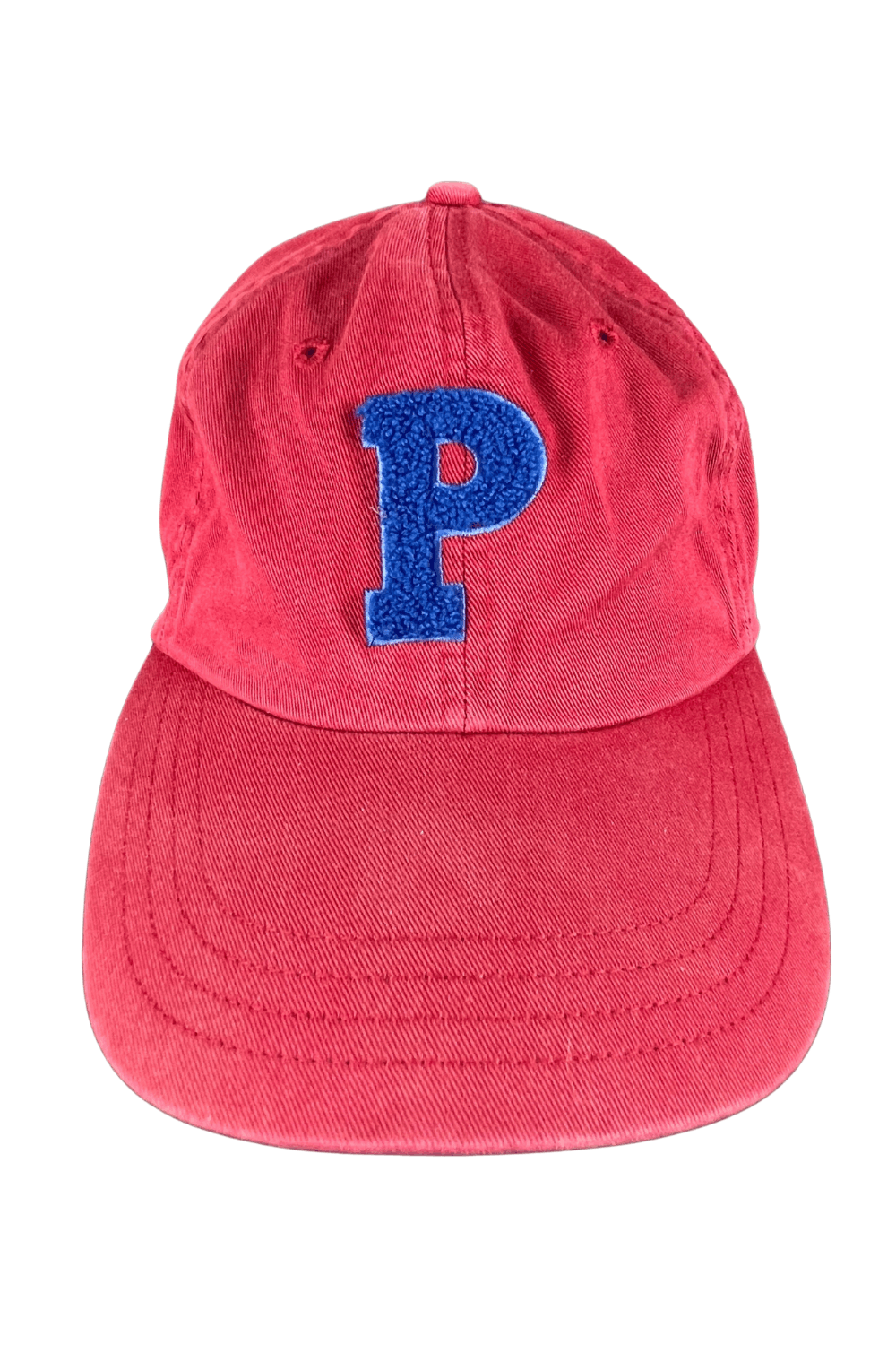 Polo Ralph Lauren 1990s Polo by Ralph Lauren Chenille-P Varsity Cap Size ONE SIZE - 1 Thumbnail