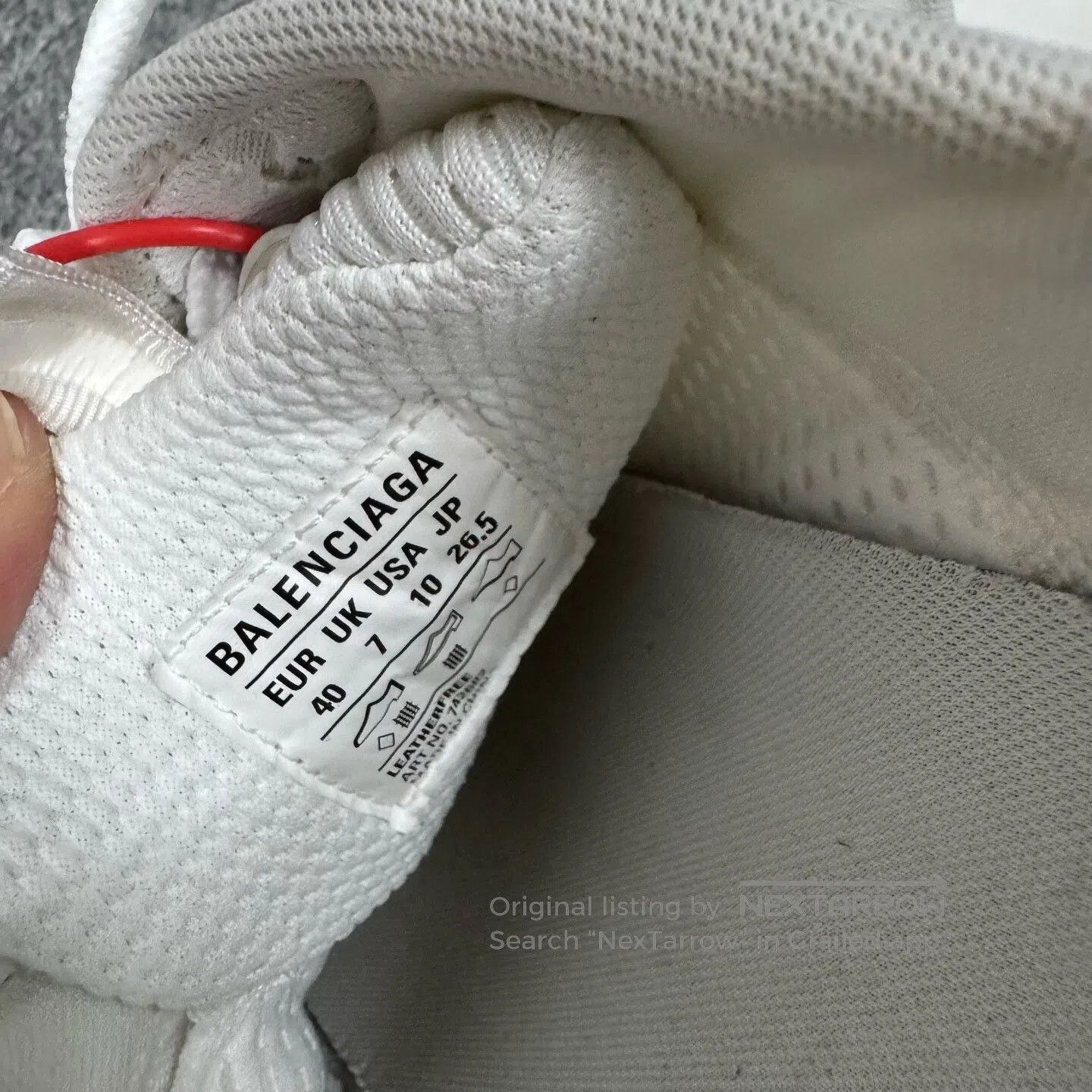 Balenciaga Balenciaga 3XL Mule White mesh half-oversized dad shoes| Size US 7 / EU 40 - 7 Thumbnail