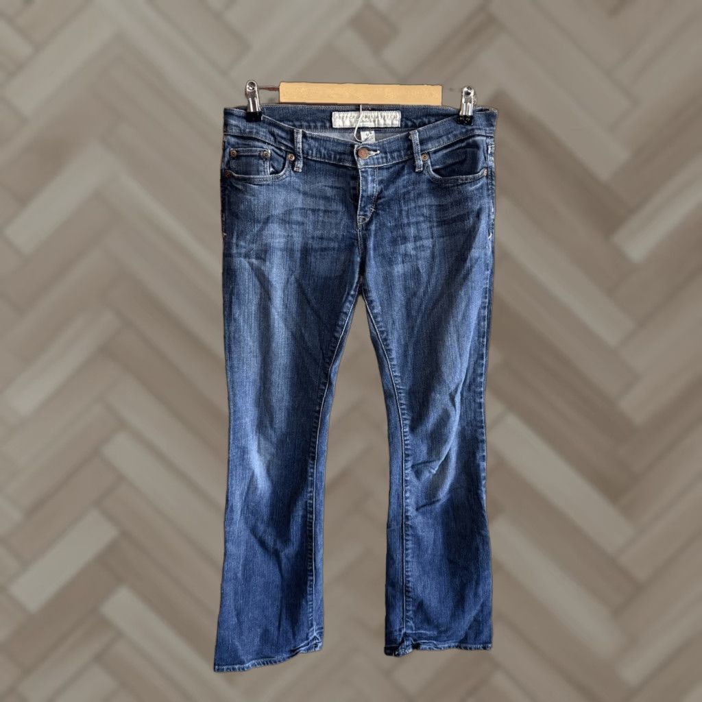 Abercrombie & Fitch VINTAGE Abercrombie & Fitch Womens Blue Denim Straight Leg Jeans Size 4 Short Size 27" / US 4 / IT 40 - 1 Thumbnail
