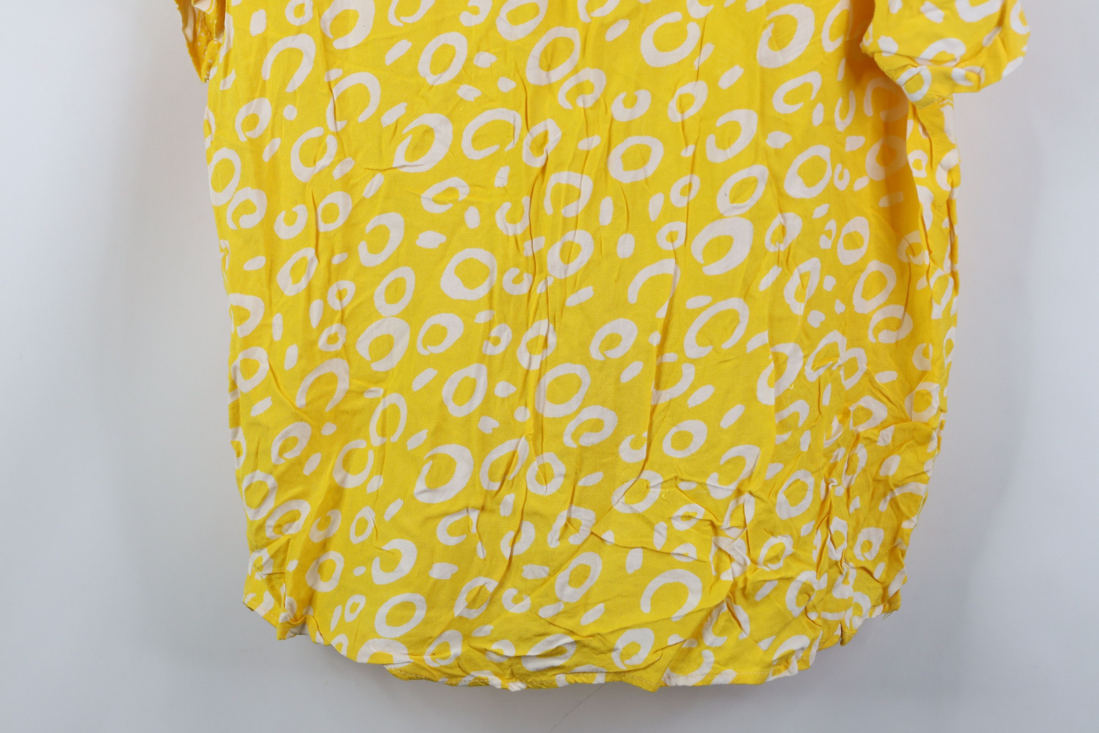 Vintage Vintage 90s Streetwear Gabardine Short Sleeve Button Shirt Size XL / US 12-14 / IT 48-50 - 15 Thumbnail