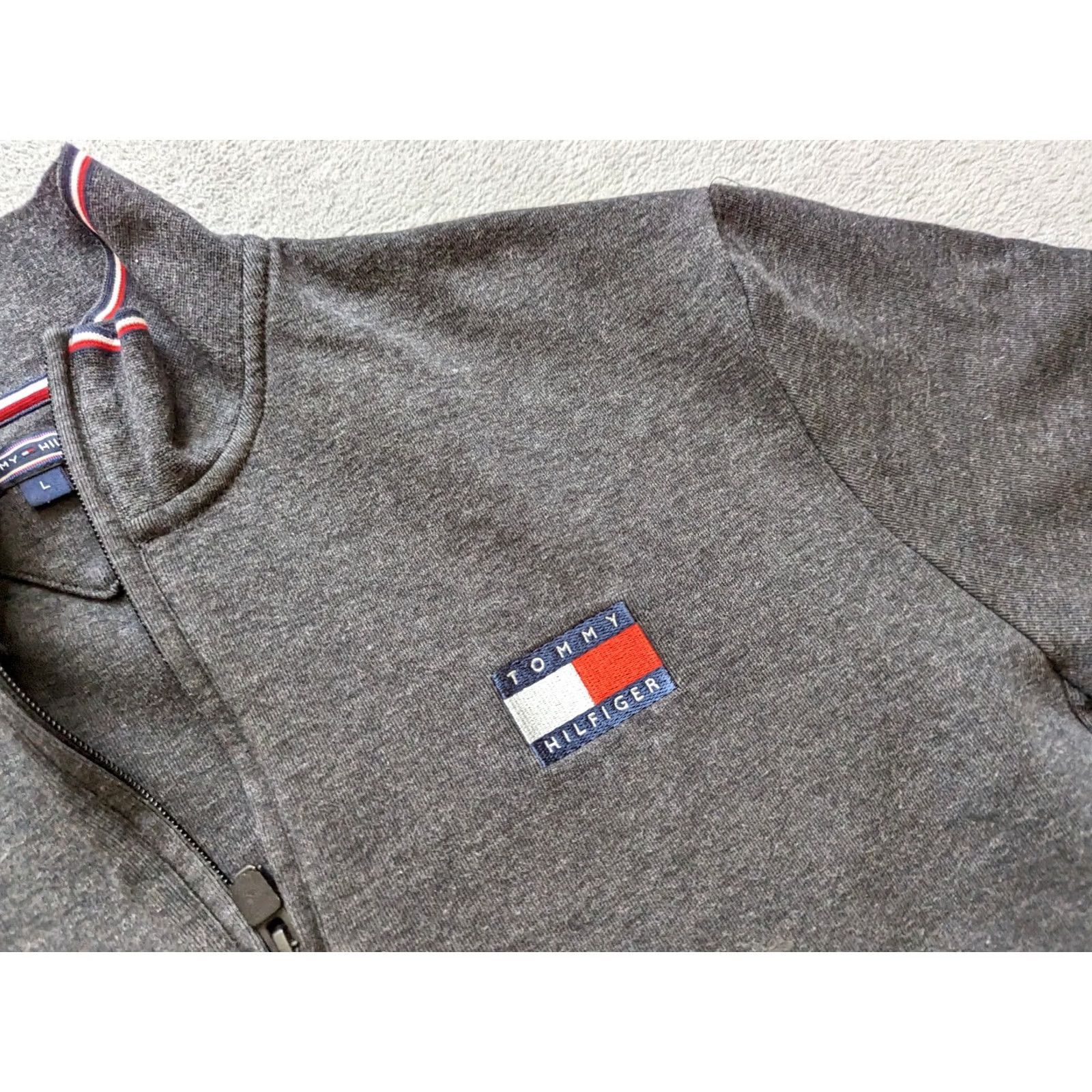 Tommy Hilfiger Tommy Hilfiger AMG Petronas Motorsport Sweatshirt Zip Mens Size L Gray Size US L / EU 52-54 / 3 - 2 Thumbnail