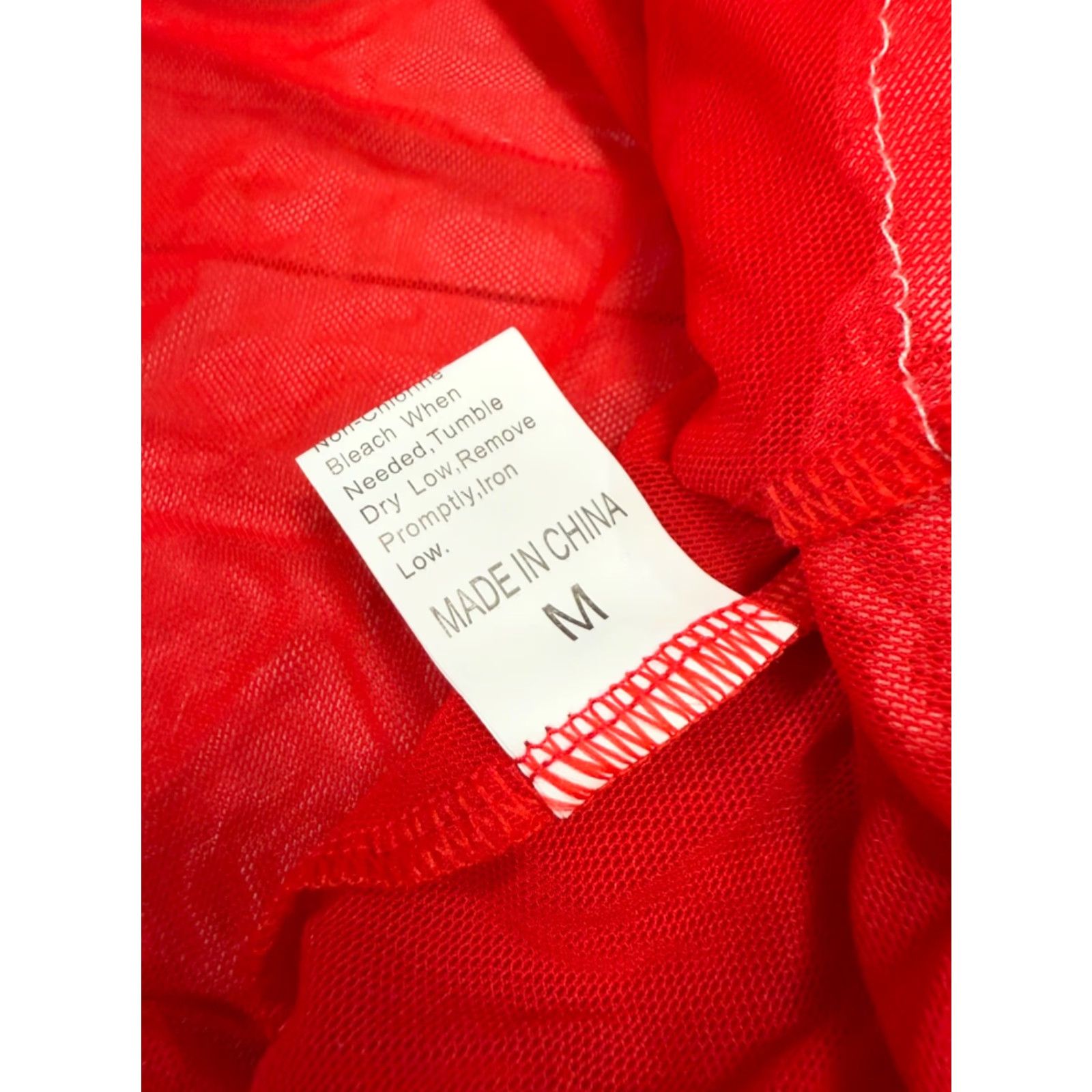 Vintage Avidlove Teddy Lingerie Red Holiday Christmas White Trim M Womens XS? (Note: Original specifies M) Size ONE SIZE - 5 Thumbnail