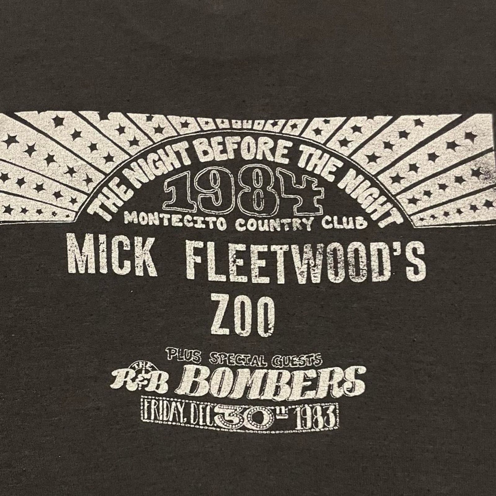 Vintage RARE VTG 1983 Mick Fleetwood of Fleetwood Mac band t-shirt Size US S / EU 44-46 / 1 - 6 Thumbnail