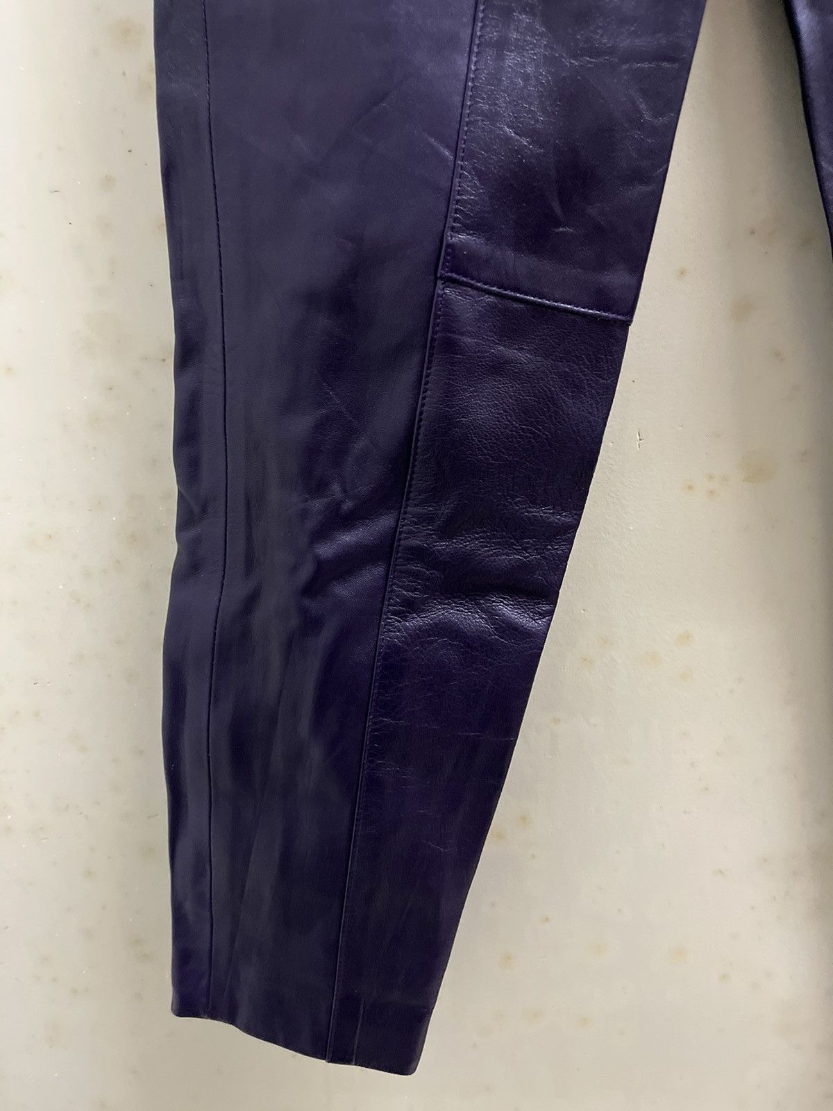Christian Dior Monsieur × Dior Vintage 80s dior leather pant Size 26" / US 2 / IT 38 - 5 Thumbnail