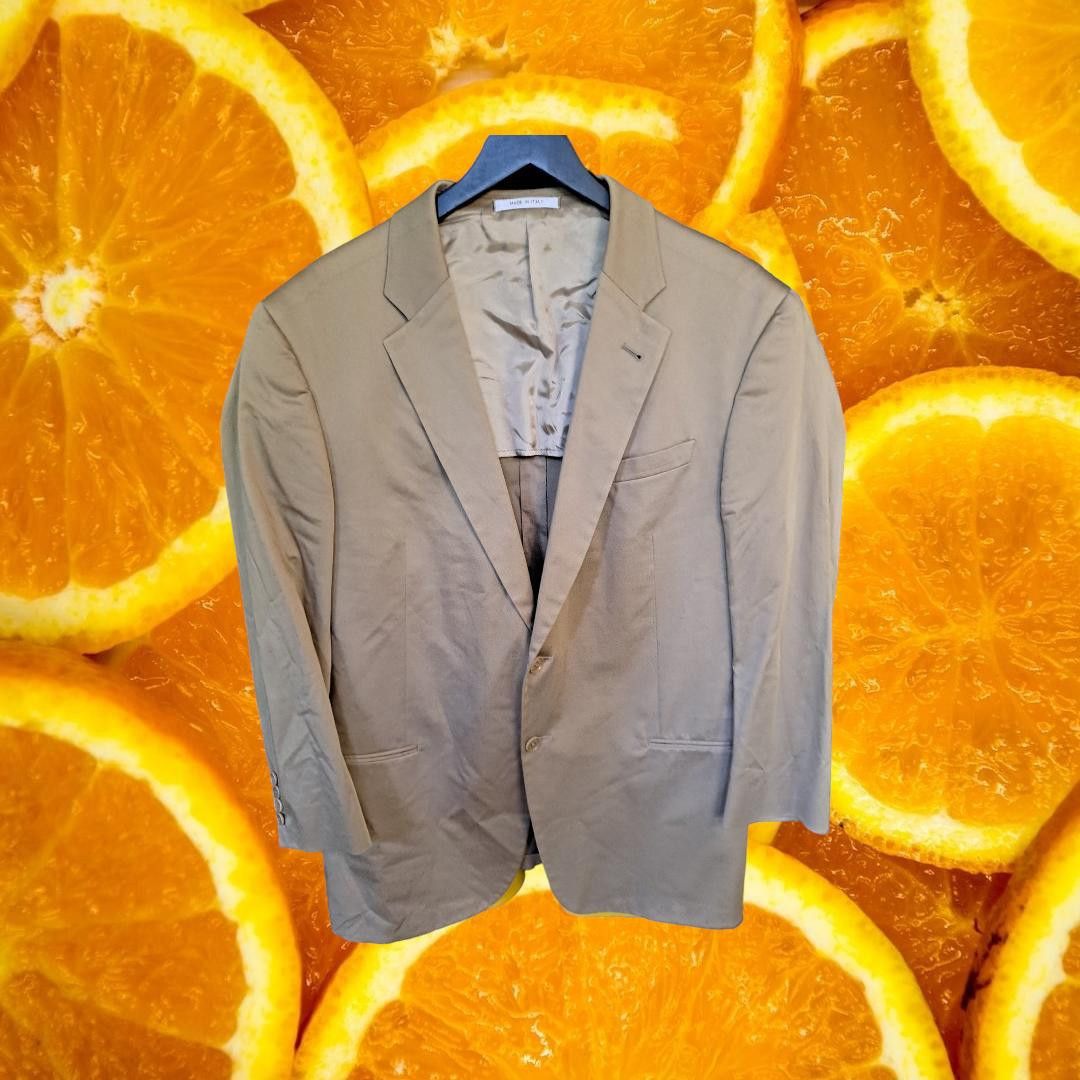 Armani Giorgio Armani Tan 1 Button Blazer Size 44R Made in Italy Size 44R - 1 Thumbnail