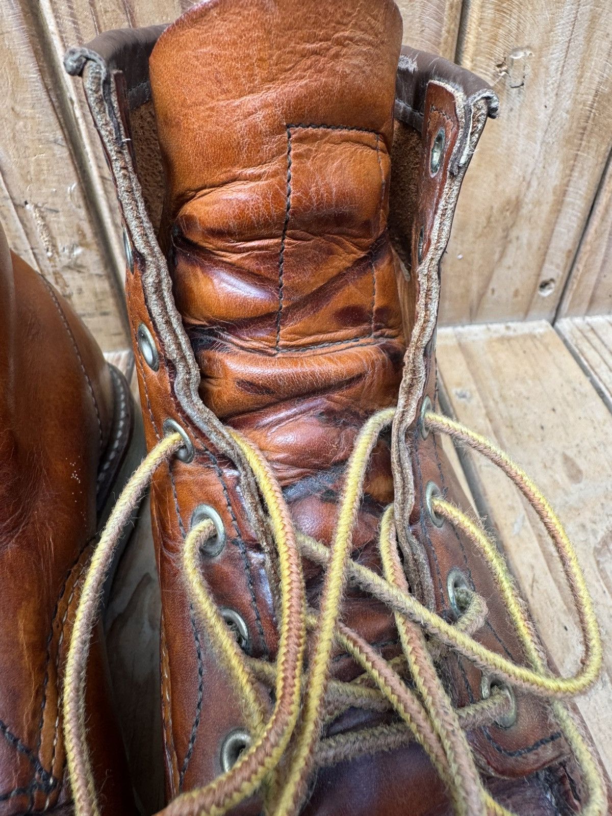 Red Wing Red wing 875 Moc Toe brown leather boots US 8.5 D UK 7.5 Size US 8.5 / EU 41-42 - 17 Thumbnail