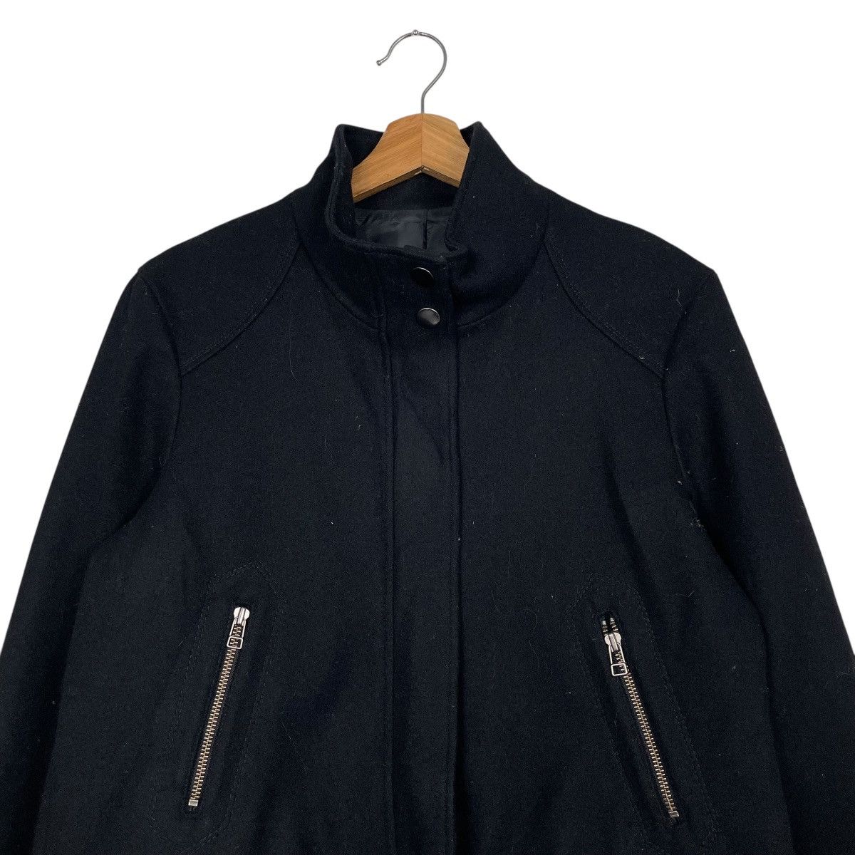 Japanese Brand Japanese Brand Wool Black Jacket Size US M / EU 48-50 / 2 - 2 Thumbnail