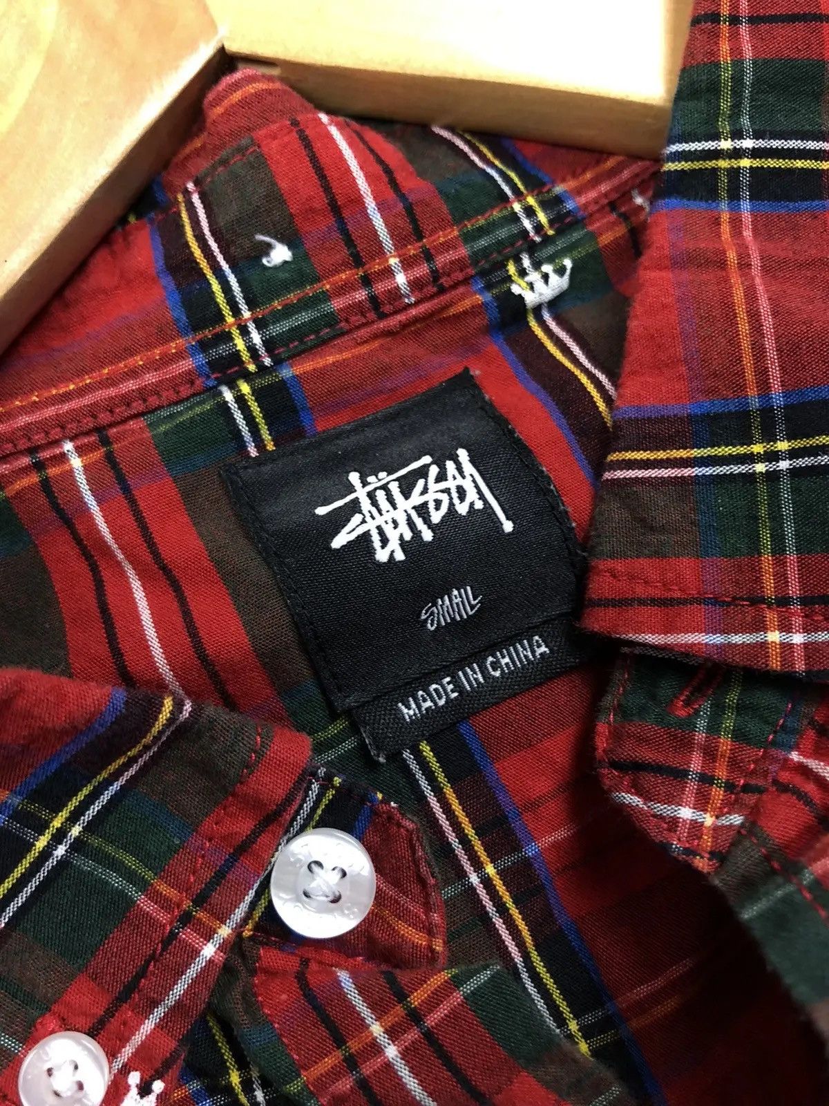 Stussy STUSSY Hype Checkered Monogram Crown Logo Streetwear Y2kRare Size US S / EU 44-46 / 1 - 5 Thumbnail