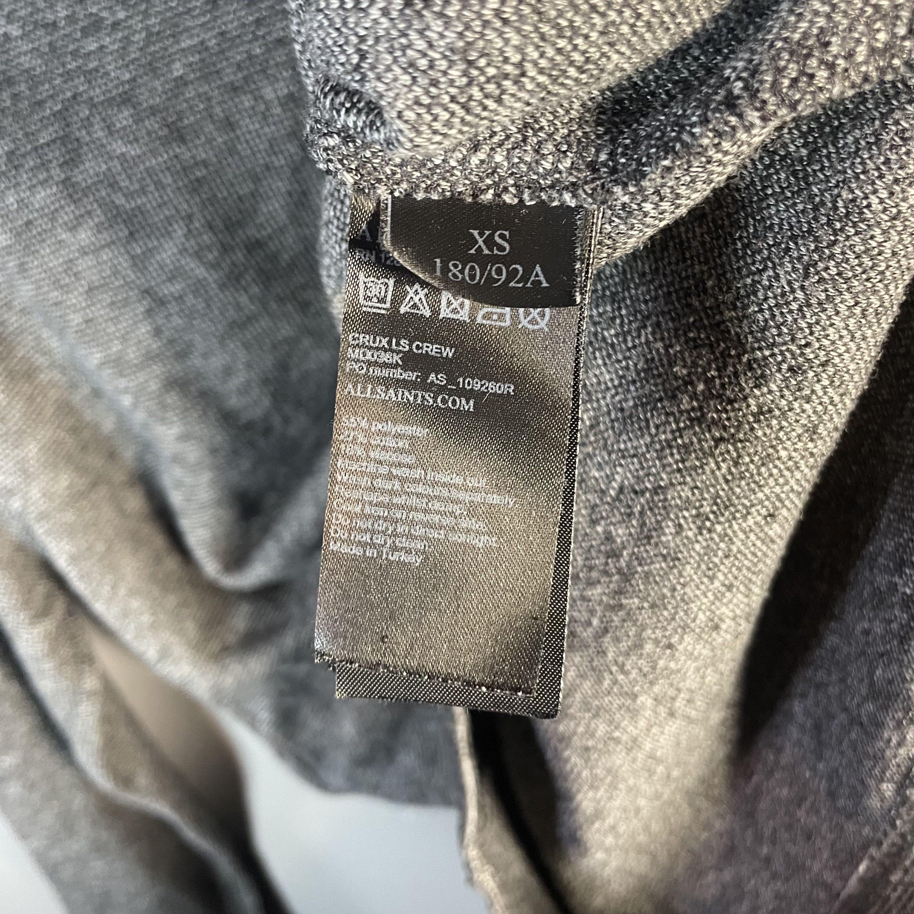 Allsaints AllSaints Crux Long Sleeve Crew T-shirt Size US XS / EU 42 / 0 - 3 Thumbnail