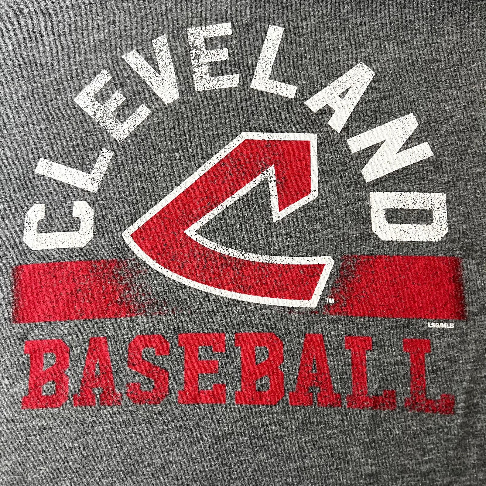 MLB MLB Cleveland Guardians Gray Short Sleeve Shirt Size US L / EU 52-54 / 3 - 4 Thumbnail
